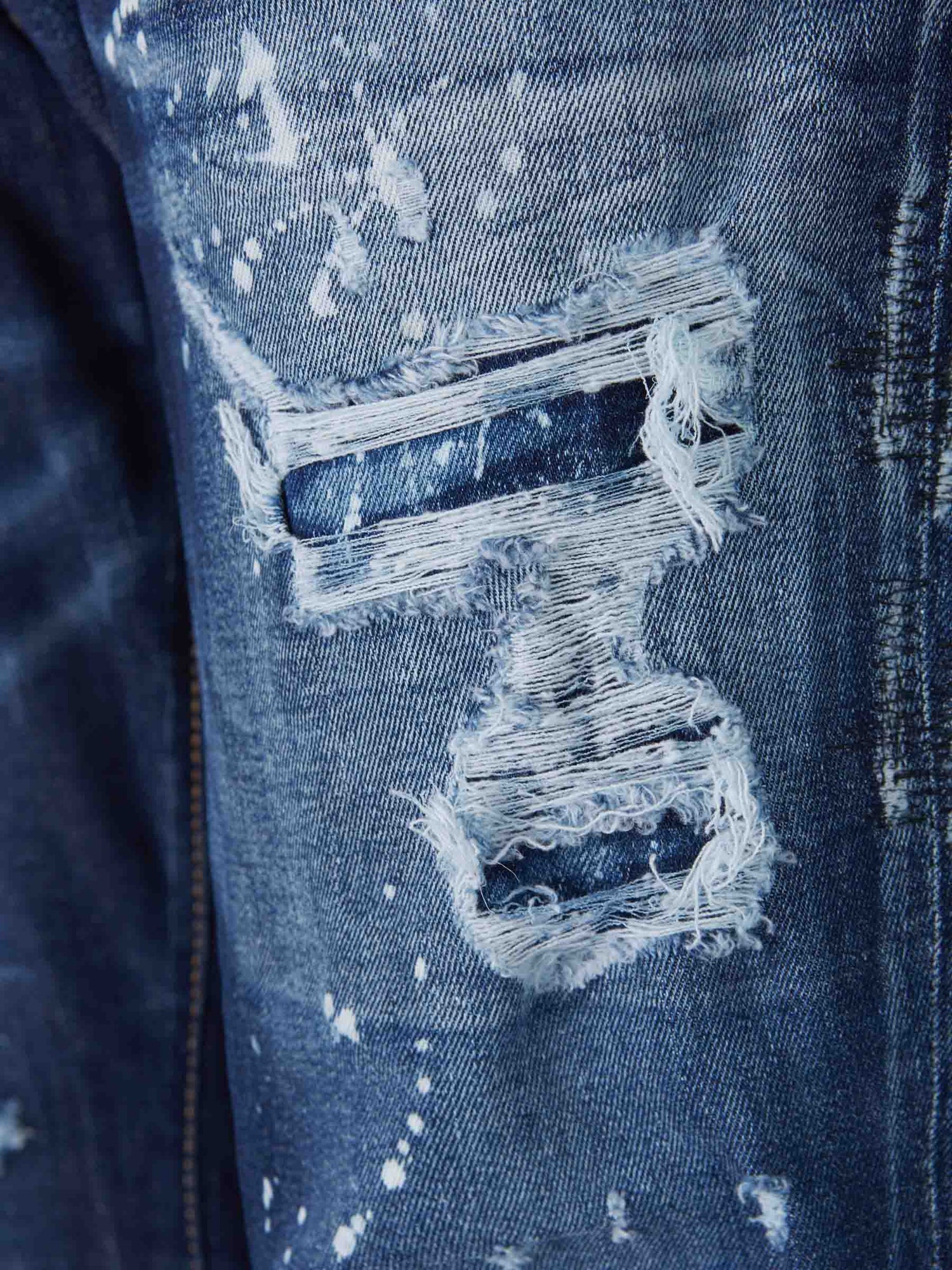 Dsquared2 Jeans Skinny Parches color Azul Cobalto sku 522-002331 01 - Foto 4