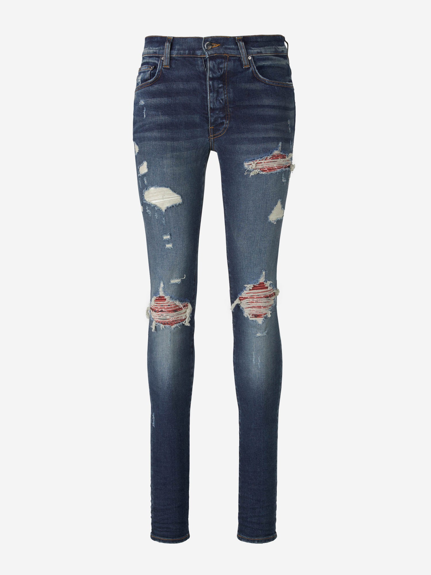 Amiri Jeans MX1 Bandana color Azul Denim sku 522-002335 01 - Foto 1
