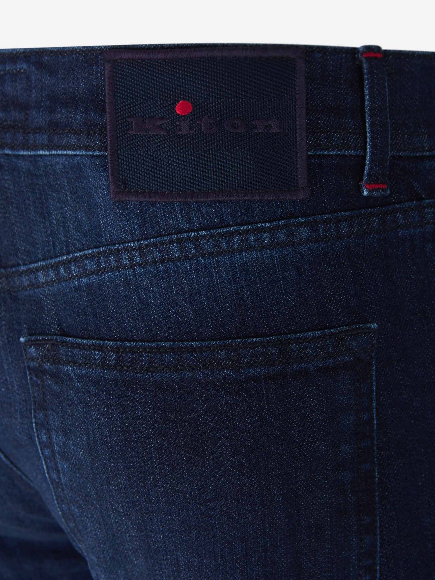 Kiton Jeans Slim Fit color Azul Noche sku 522-002341 01 - Foto 5