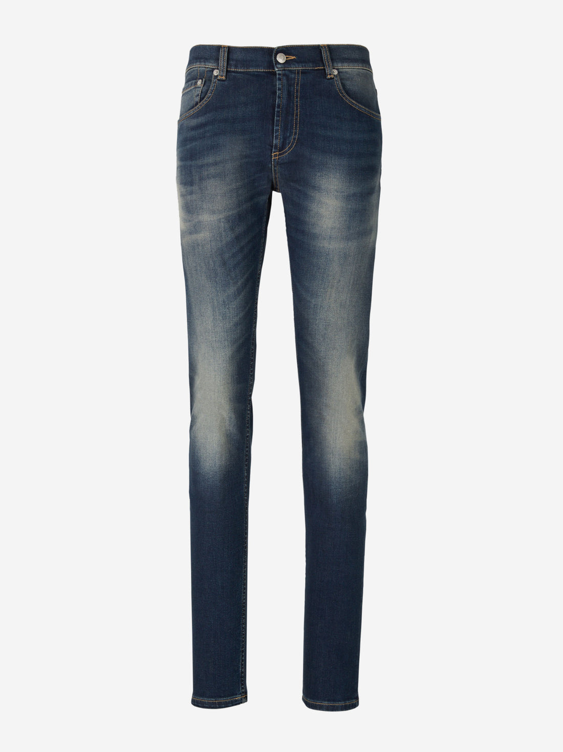 Alexander McQueen Jeans Logo Graffiti color Azul Cobalto sku 522-002366 01 - Foto 1