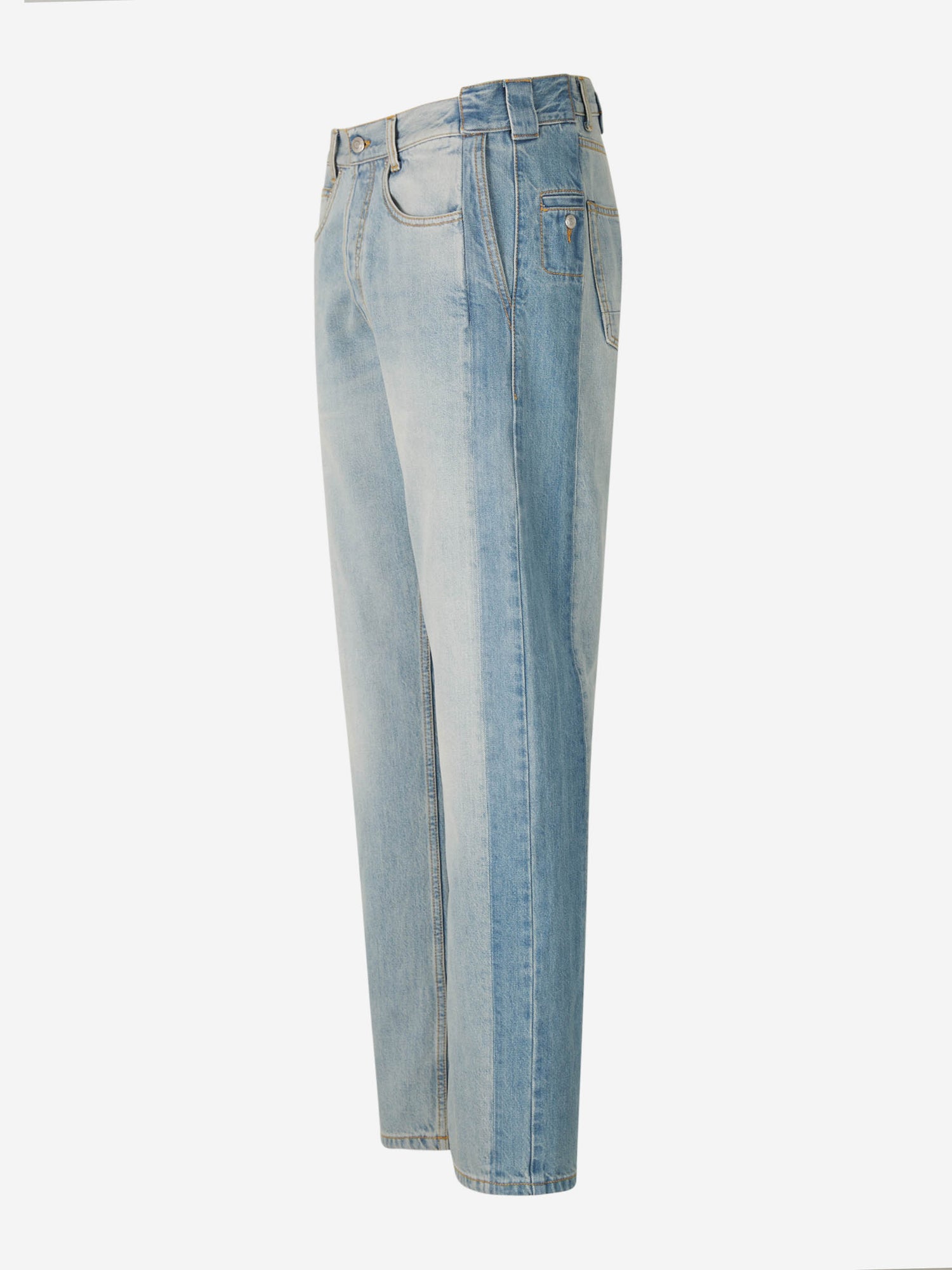Alexander McQueen Jeans Worker Patched color Azul Denim sku 522-002368 01 - Foto 2