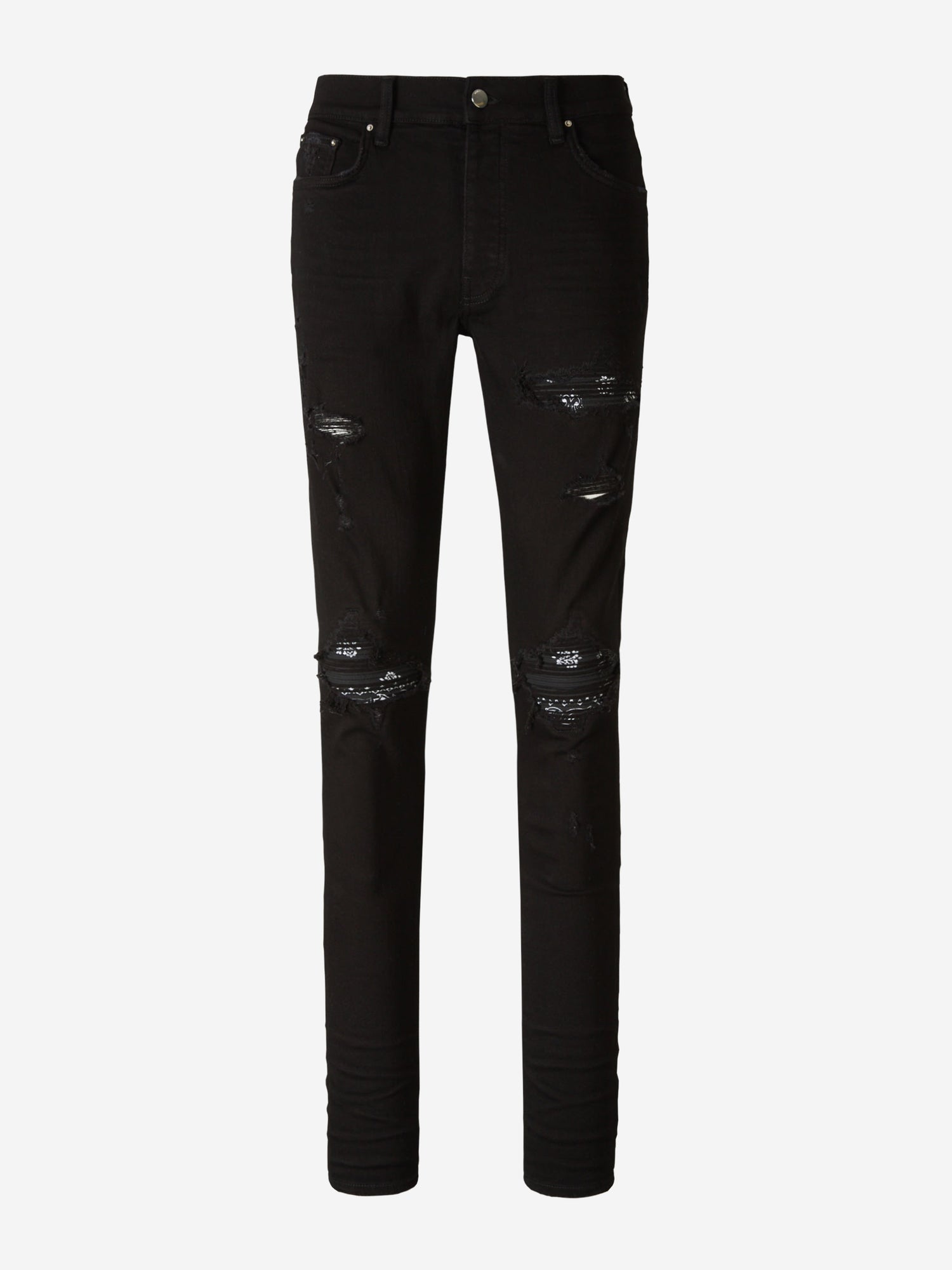 Amiri Jeans Bandana Slim color Negro sku 522-002390 01 - Foto 1