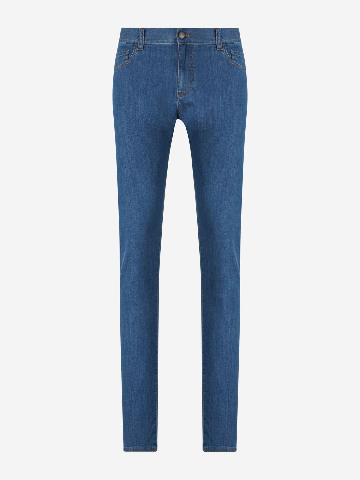 Canali Jeans Slim Fit color Azul Denim sku 522-002425 00 - Foto 1
