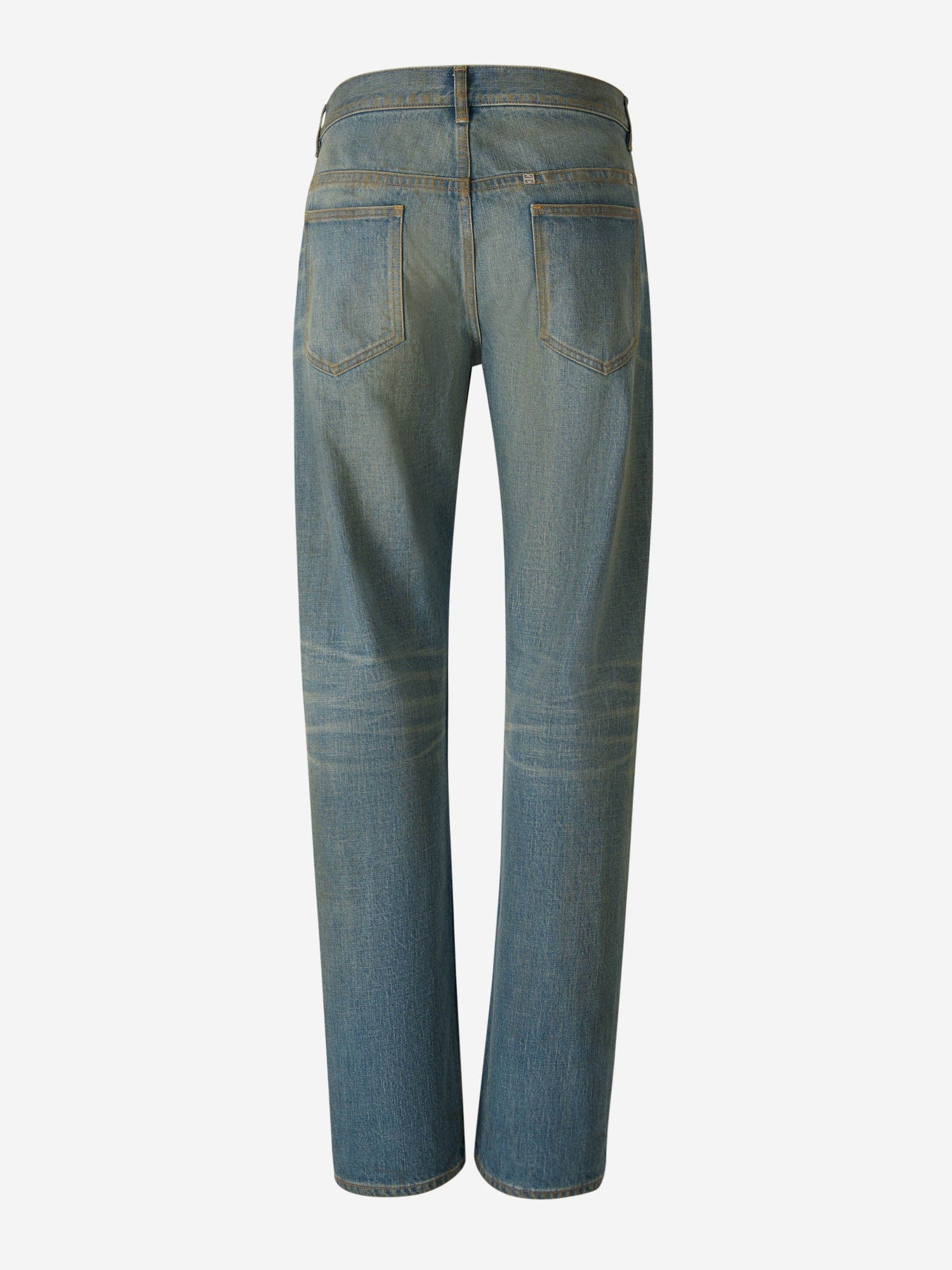 Outlet online Givenchy Hombre Jeans Straight Desgastado color Azul Denim sku 522-002447 01 - Foto 2