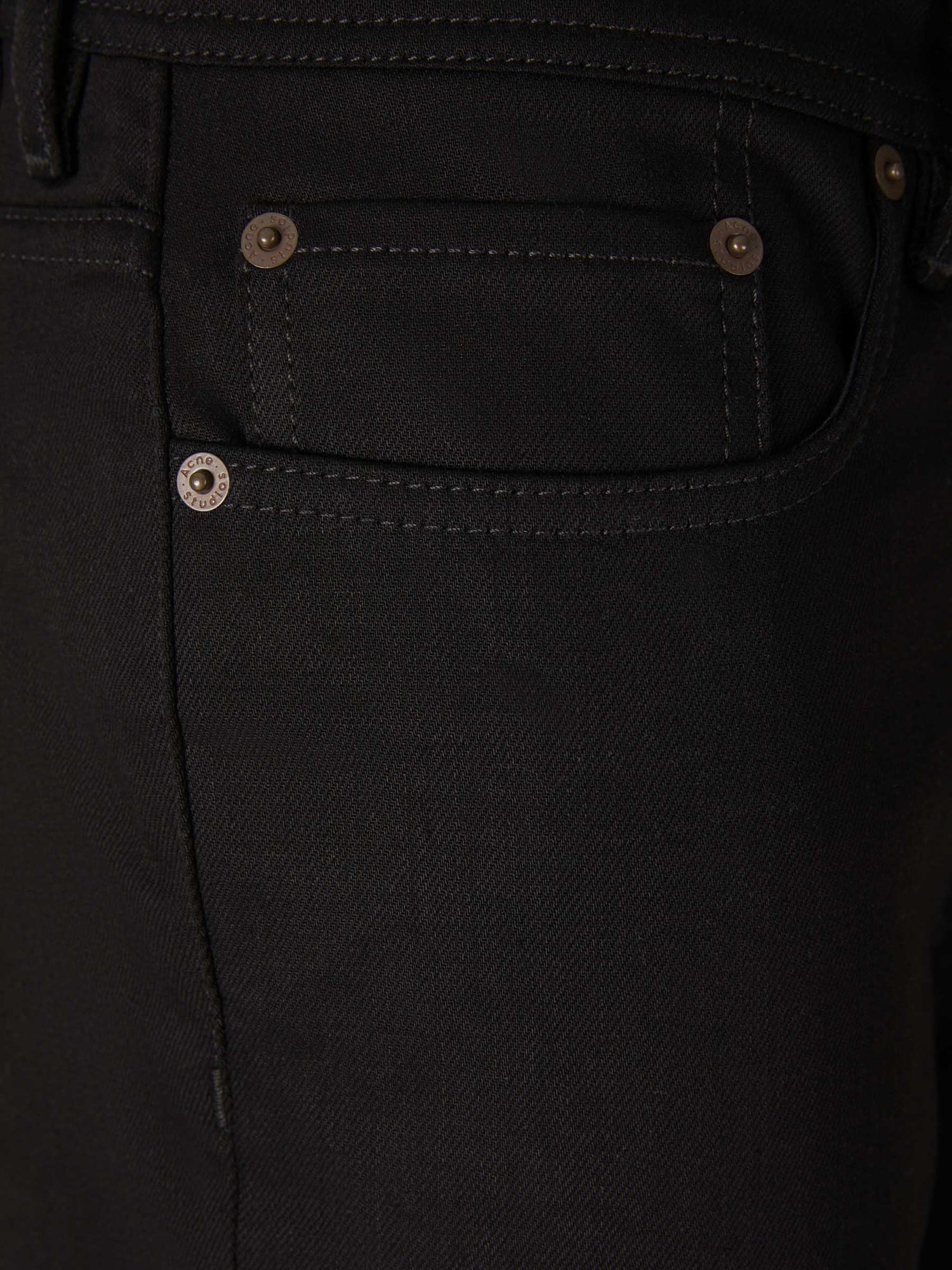 Acne Studios Pantalones 5 Bolsillos color Negro sku 522-002450 01 - Foto 3