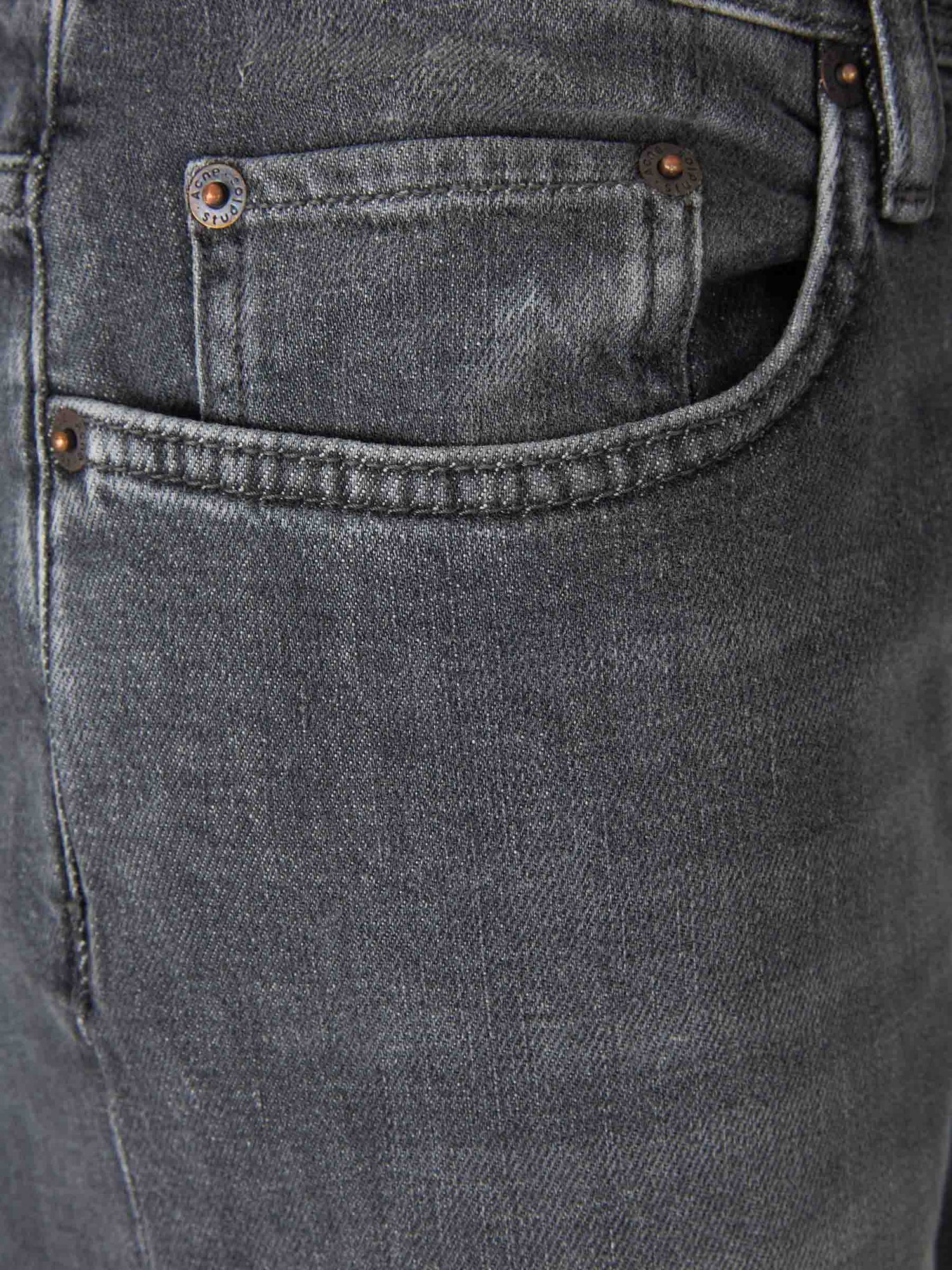 Outlet online Acne Studios Hombre Jeans Slim River color Gris Antracita sku 522-002453 01 - Foto 3