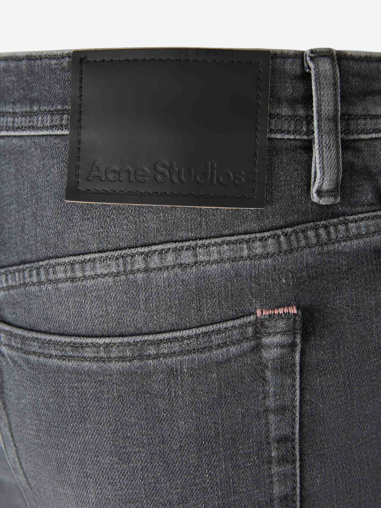 Outlet online Acne Studios Hombre Jeans Slim River color Gris Antracita sku 522-002453 01 - Foto 5