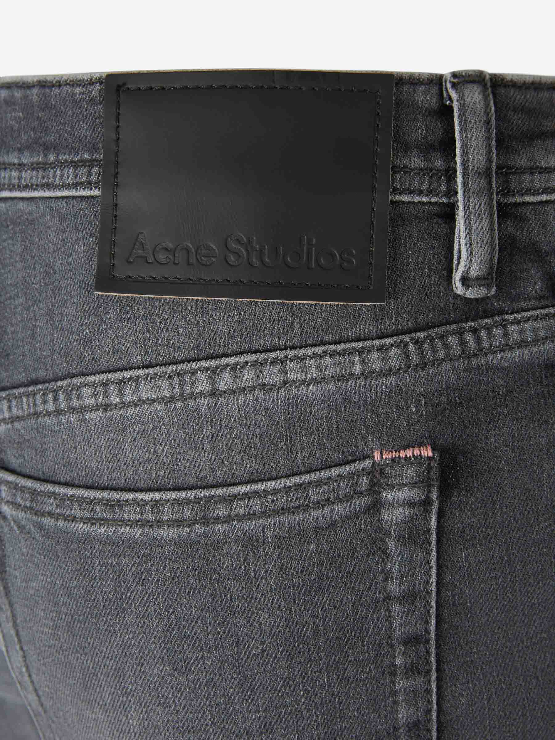 Outlet online Acne Studios Hombre Jeans Slim River color Gris Antracita sku 522-002453 01 - Foto 5