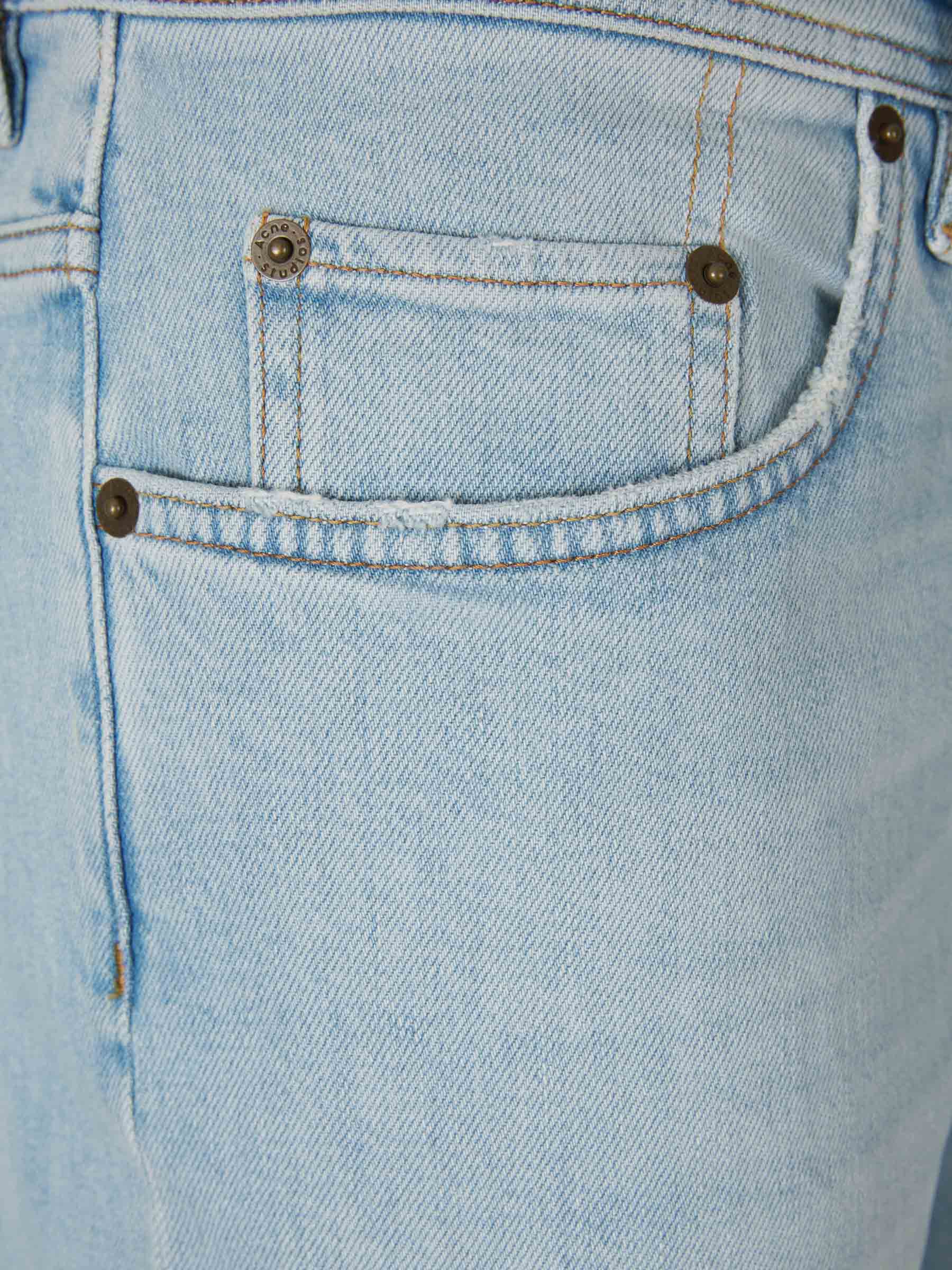 Acne Studios Jeans Slim River color Azul Denim sku 522-002455 01 - Foto 3