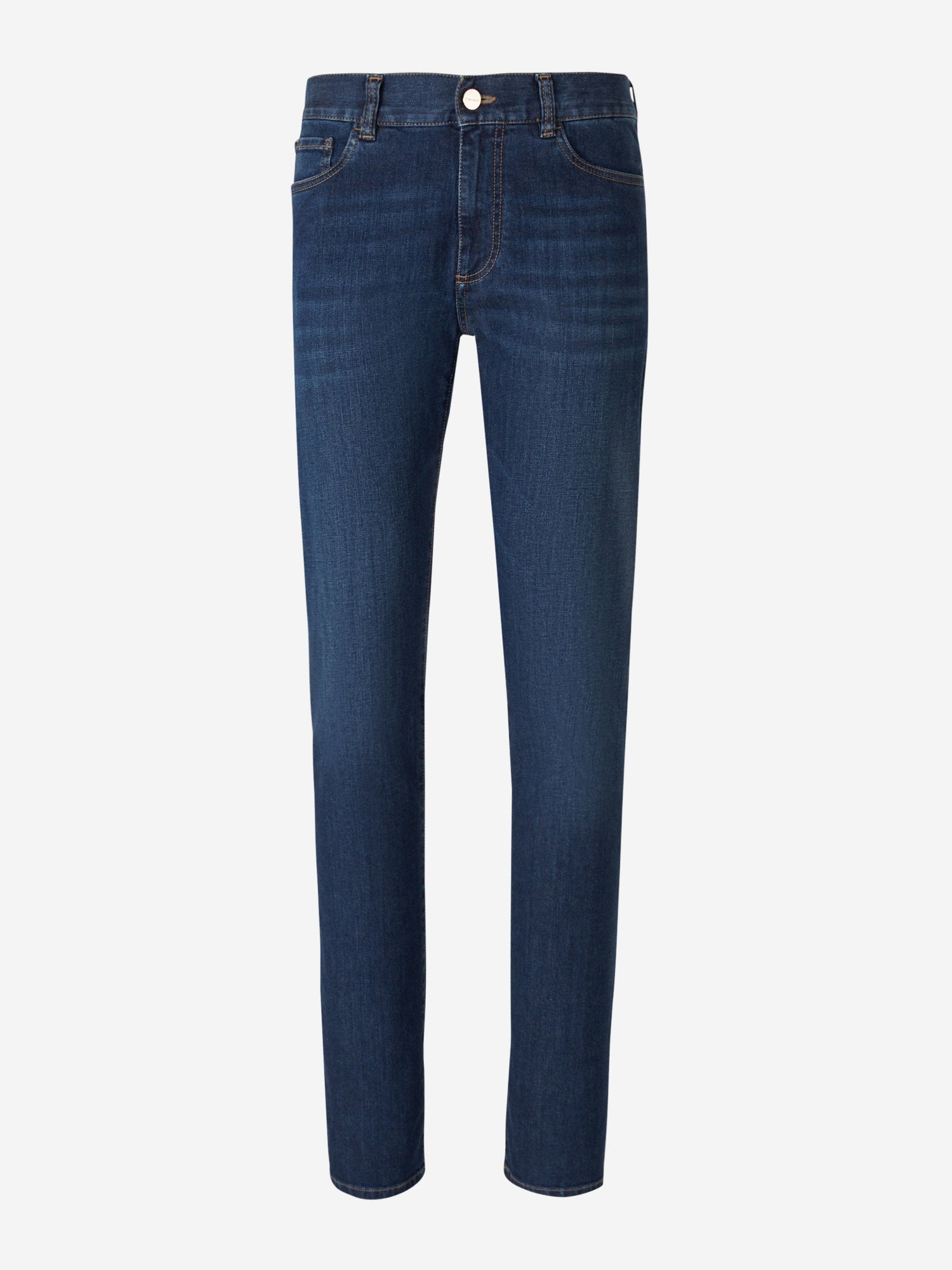 Canali Jeans Straight Algodón color Azul Marino sku 522-002466 01 - Foto 1