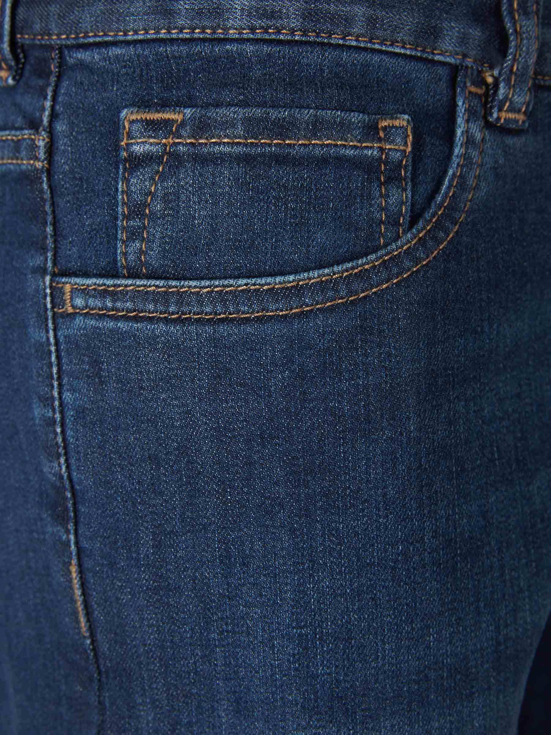 Canali Jeans Straight Algodón color Azul Marino sku 522-002466 01 - Foto 3