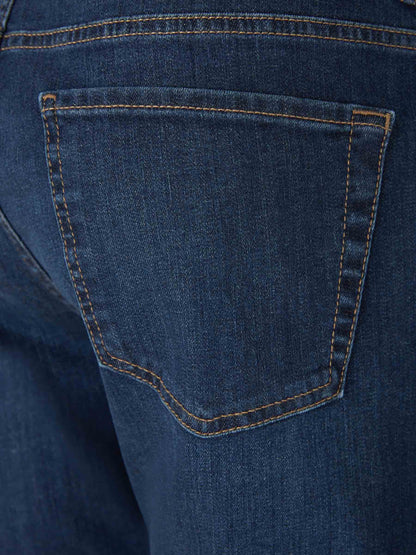 Canali Jeans Straight Algodón color Azul Marino sku 522-002466 01 - Foto 4