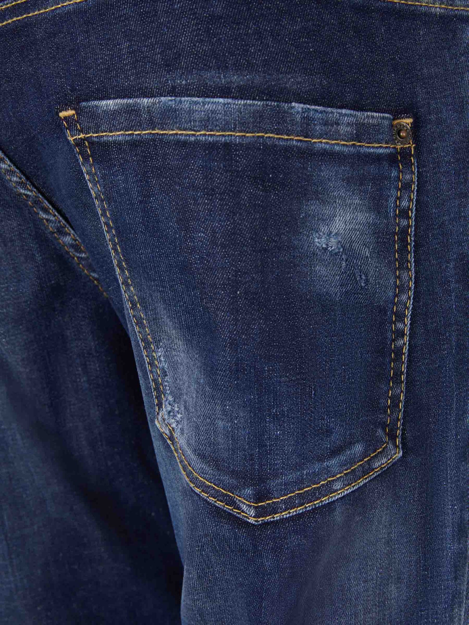 Outlet online Dsquared2 Hombre Jeans Slim Skater color Azul Cobalto sku 522-002499 01 - Foto 4