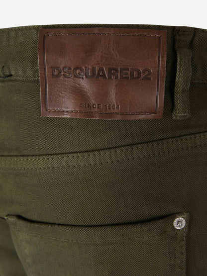 Dsquared2 Jeans Skater color Verde Militar sku 522-002501 03 - Foto 3