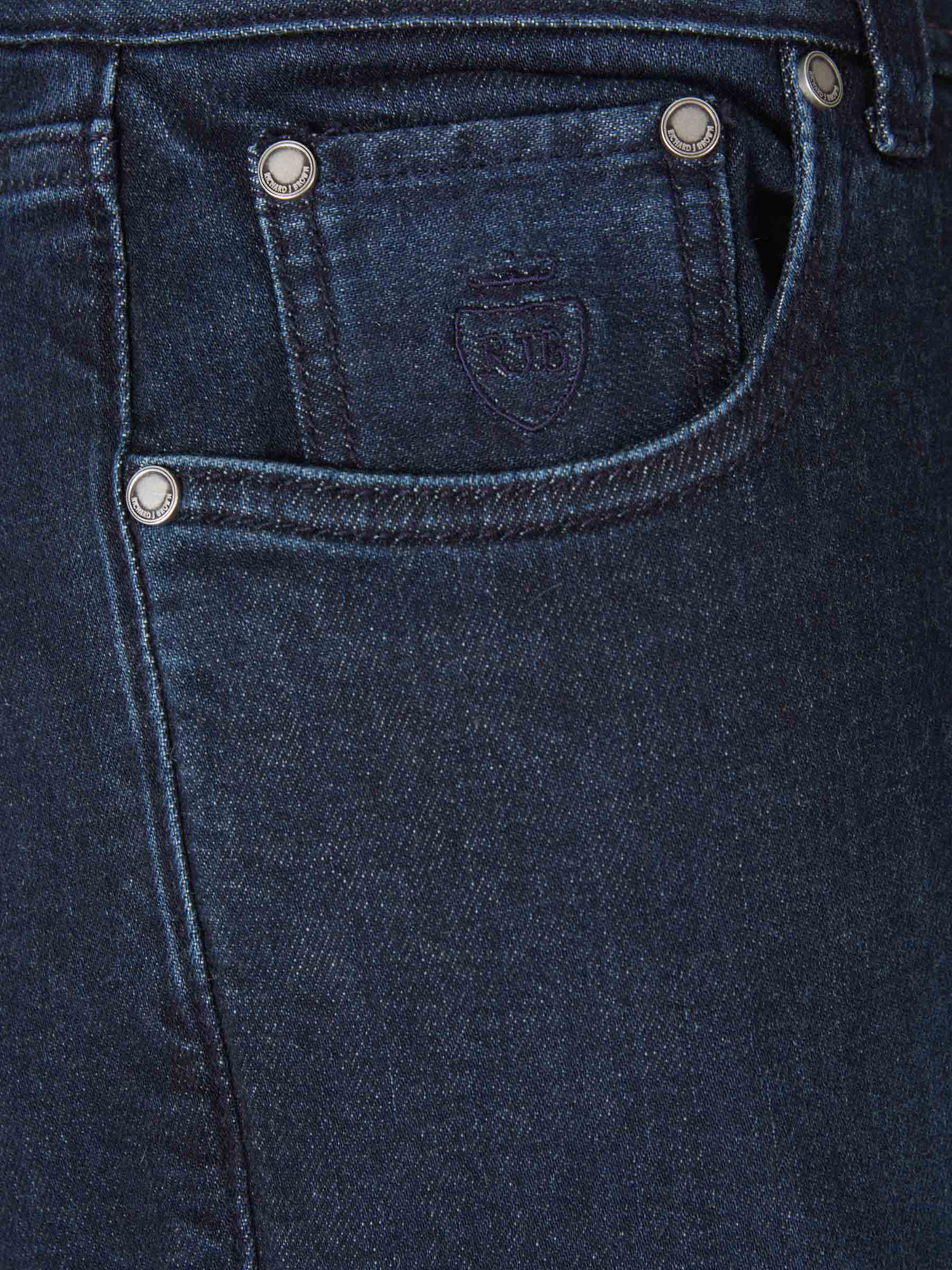 Outlet online Richard J. Brown Hombre Jeans Straight Milano color Azul Marino sku 522-002514 01 - Foto 3