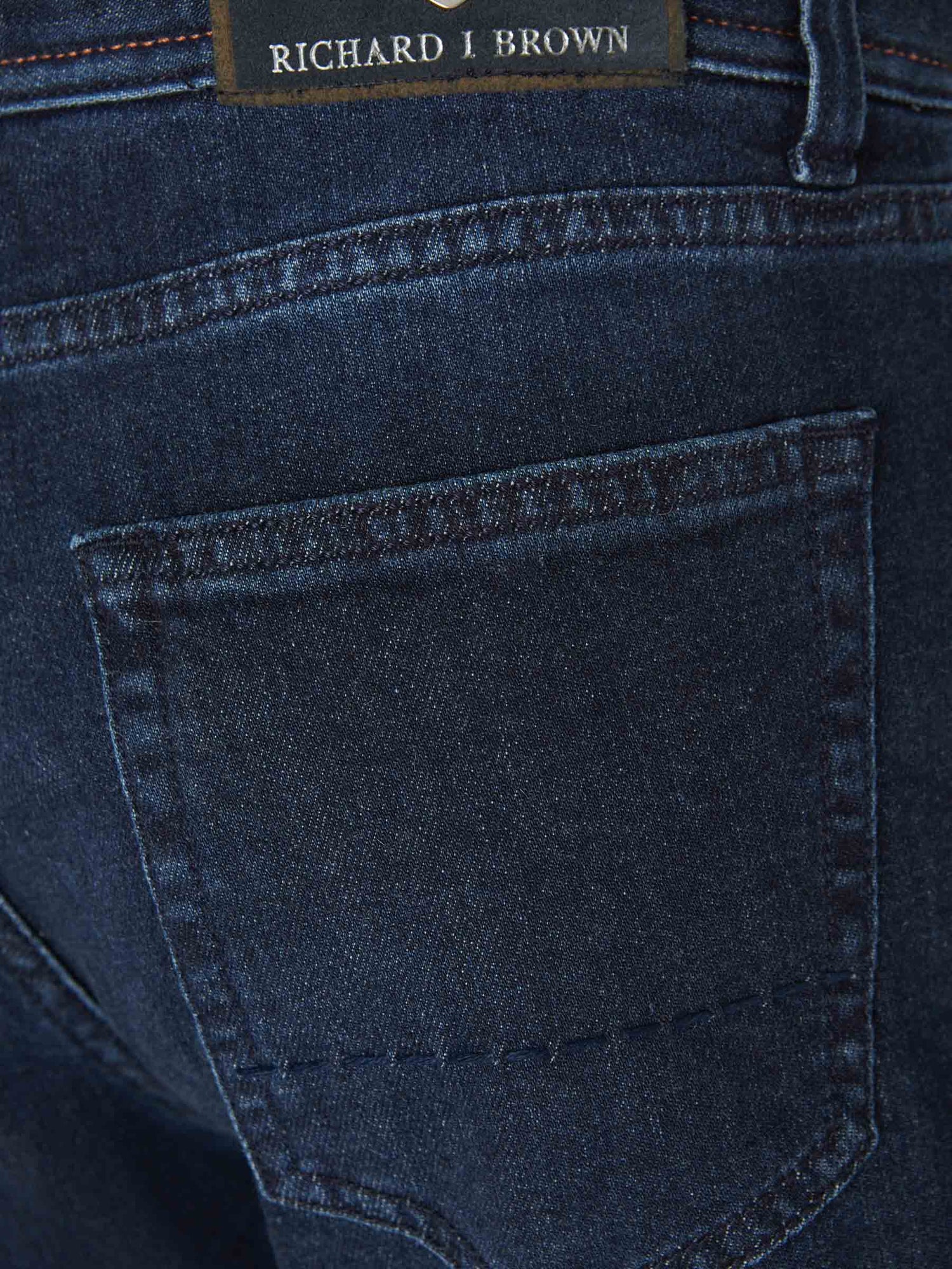 Outlet online Richard J. Brown Hombre Jeans Straight Milano color Azul Marino sku 522-002514 01 - Foto 4