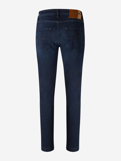 Outlet online Jacob Cohën Hombre Jeans Straight Algodón color Azul Marino sku 522-002530 01 - Foto 2