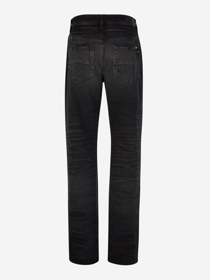 Amiri Jeans Straight Bolan color Negro sku 522-002538 01 - Foto 2