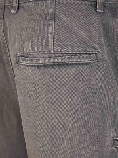 John Elliott Jeans Wide Leg Sendai color Gris Piedra sku 522-002546 01 - Foto 4