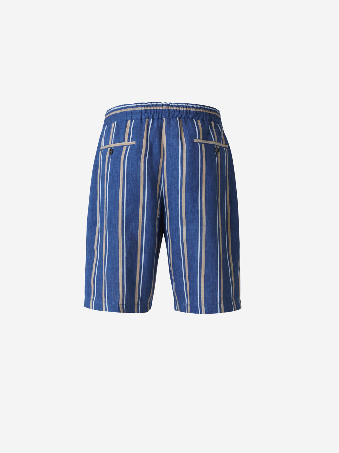 PT01 Bermudas Rayas Algodón color Azul Cobalto sku 523-000656 01 - Foto 2