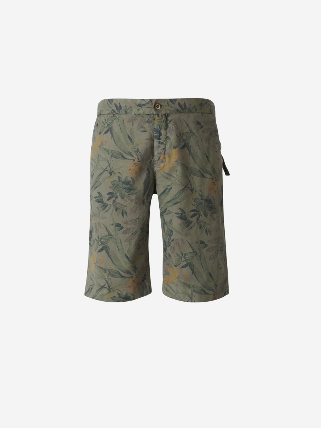 Incotex Slacks Bermudas Estampado Floral color Verde Militar sku 523-000660 01 - Foto 1
