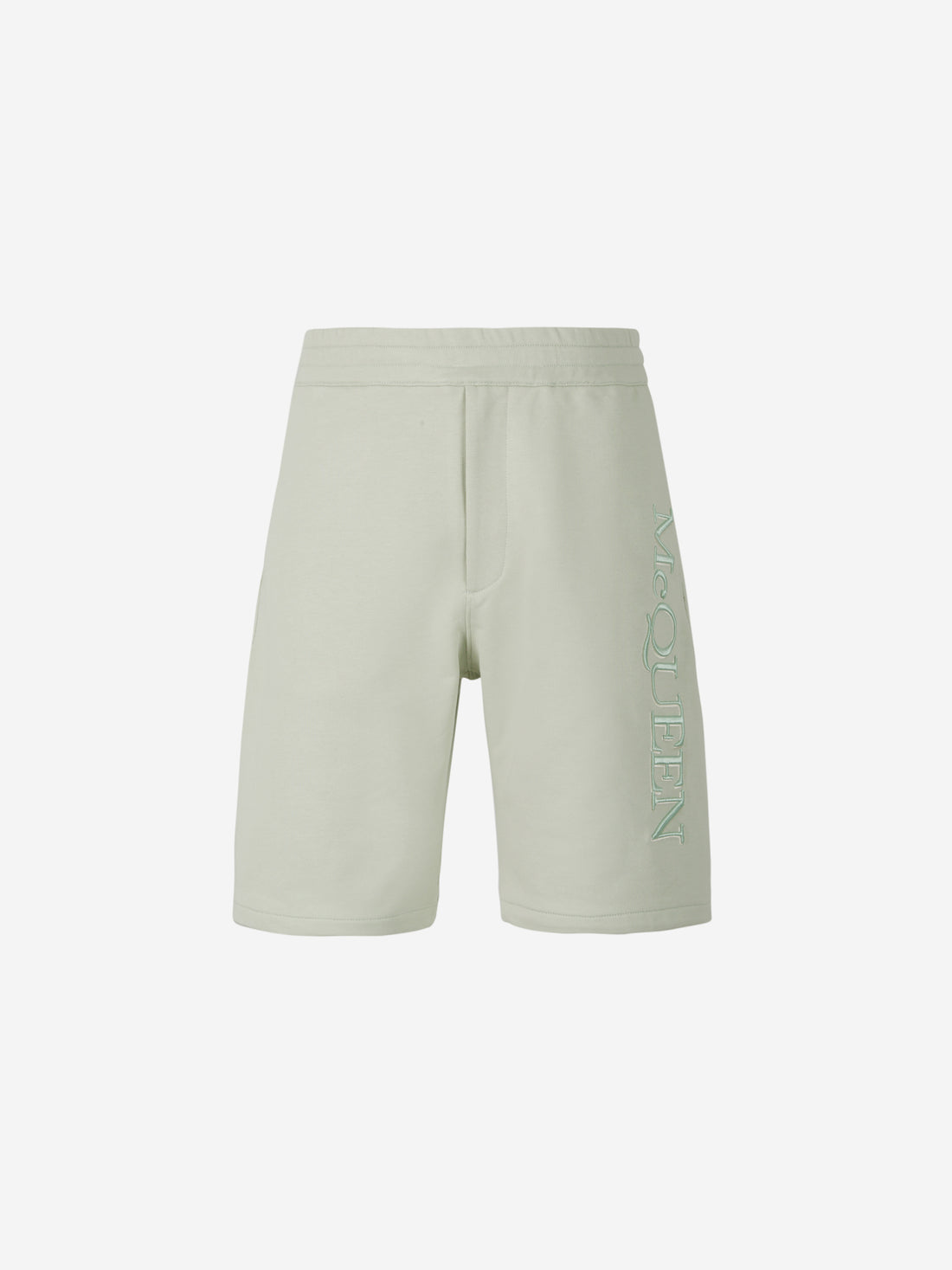 Alexander McQueen Bermudas Logo Bordado color Verde Menta sku 523-000753 01 - Foto 1