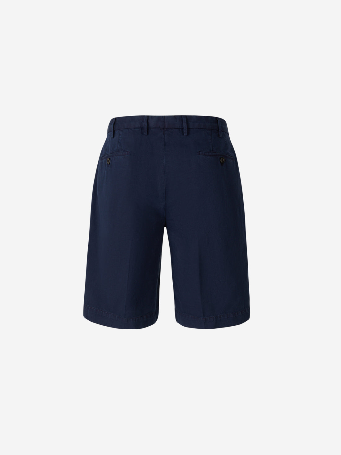 Incotex Bermuda Algodón Y Lino color Azul Marino sku 523-000755 03 - Foto 2