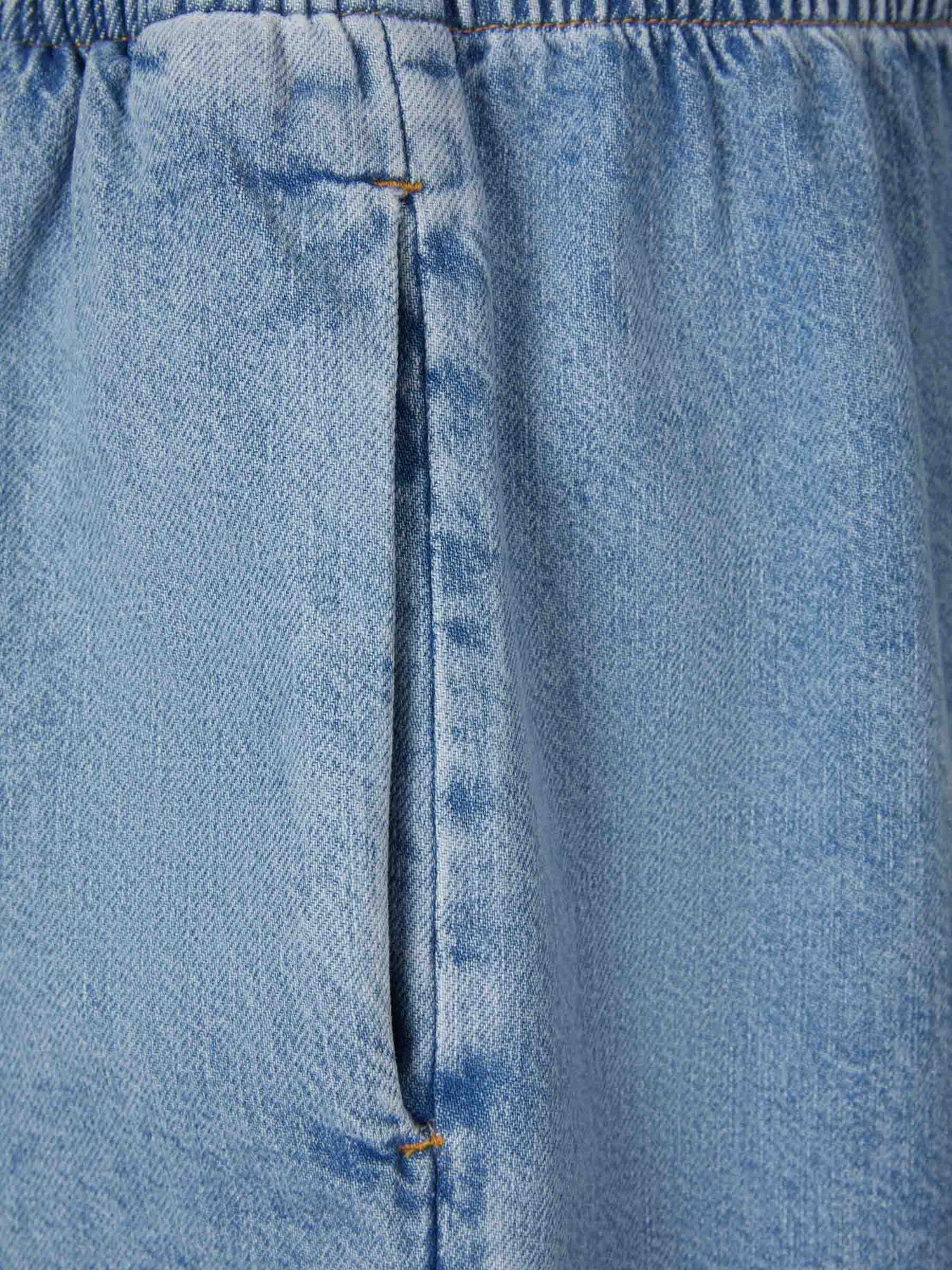 Acne Studios Bermudas Denim Logo color Azul Denim sku 523-000772 01 - Foto 3