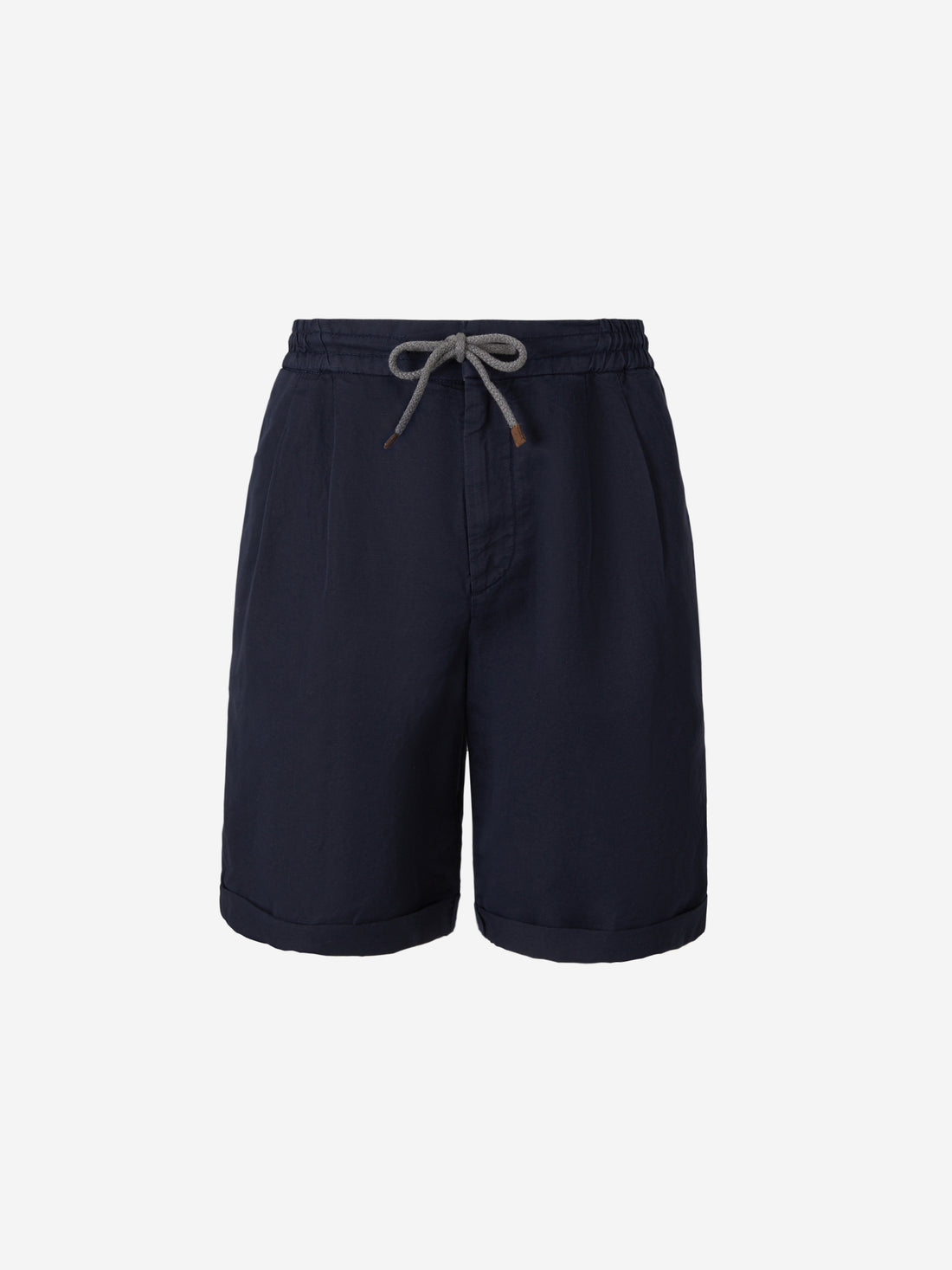 Brunello Cucinelli Bermudas Lino Y Algodón color Azul Noche sku 523-000775 02 - Foto 1