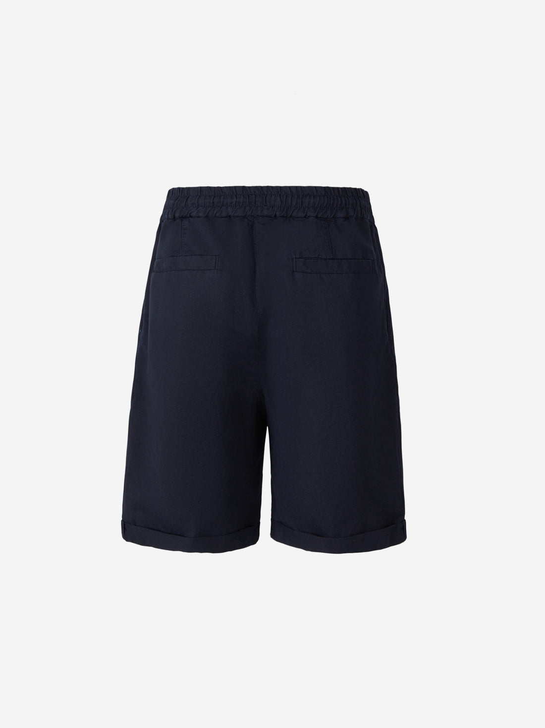 Brunello Cucinelli Bermudas Lino Y Algodón color Azul Noche sku 523-000775 02 - Foto 2