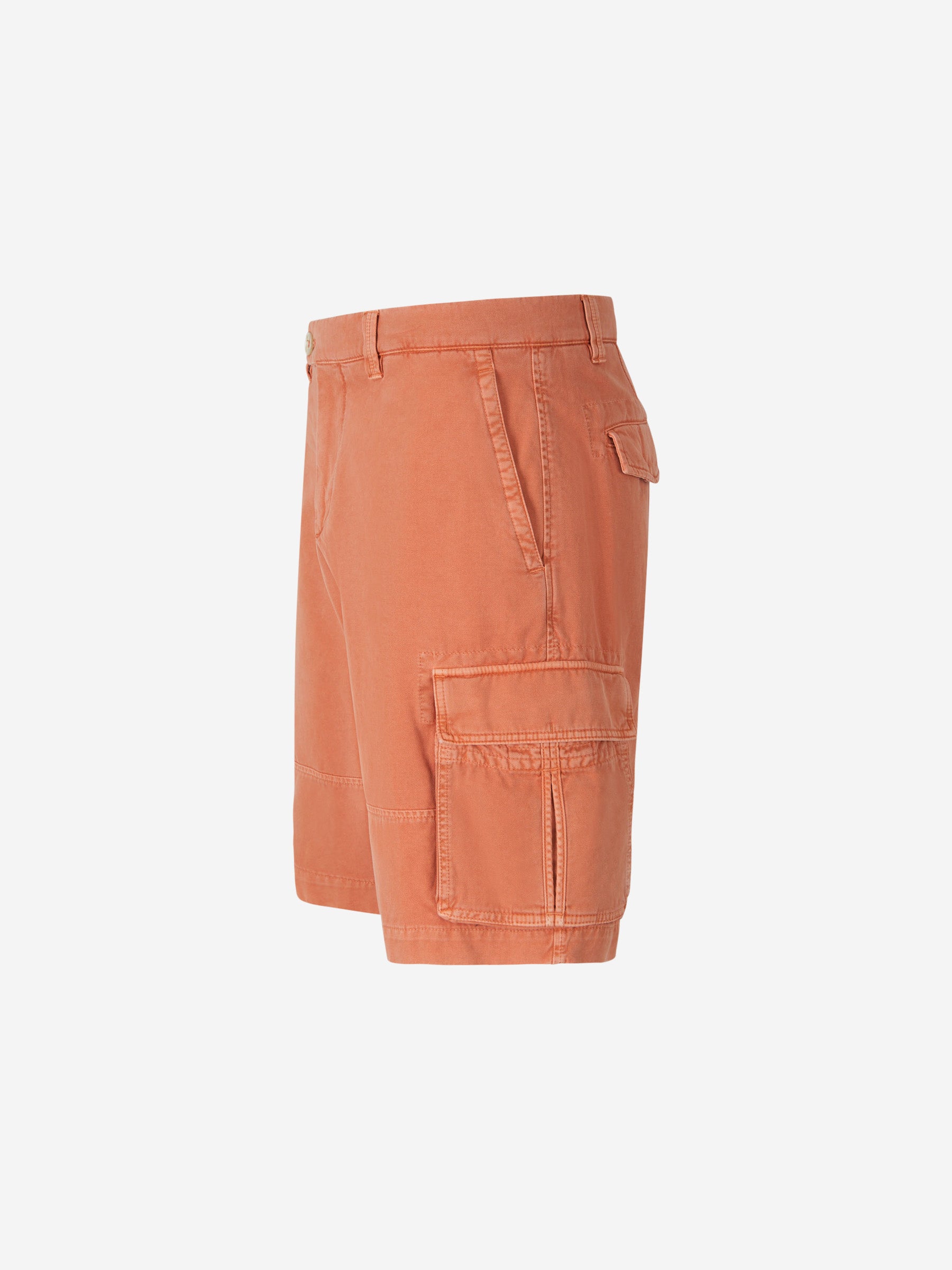 Brunello Cucinelli Bermudas Cargo Algodón color Salmón sku 523-000776 01 - Foto 2