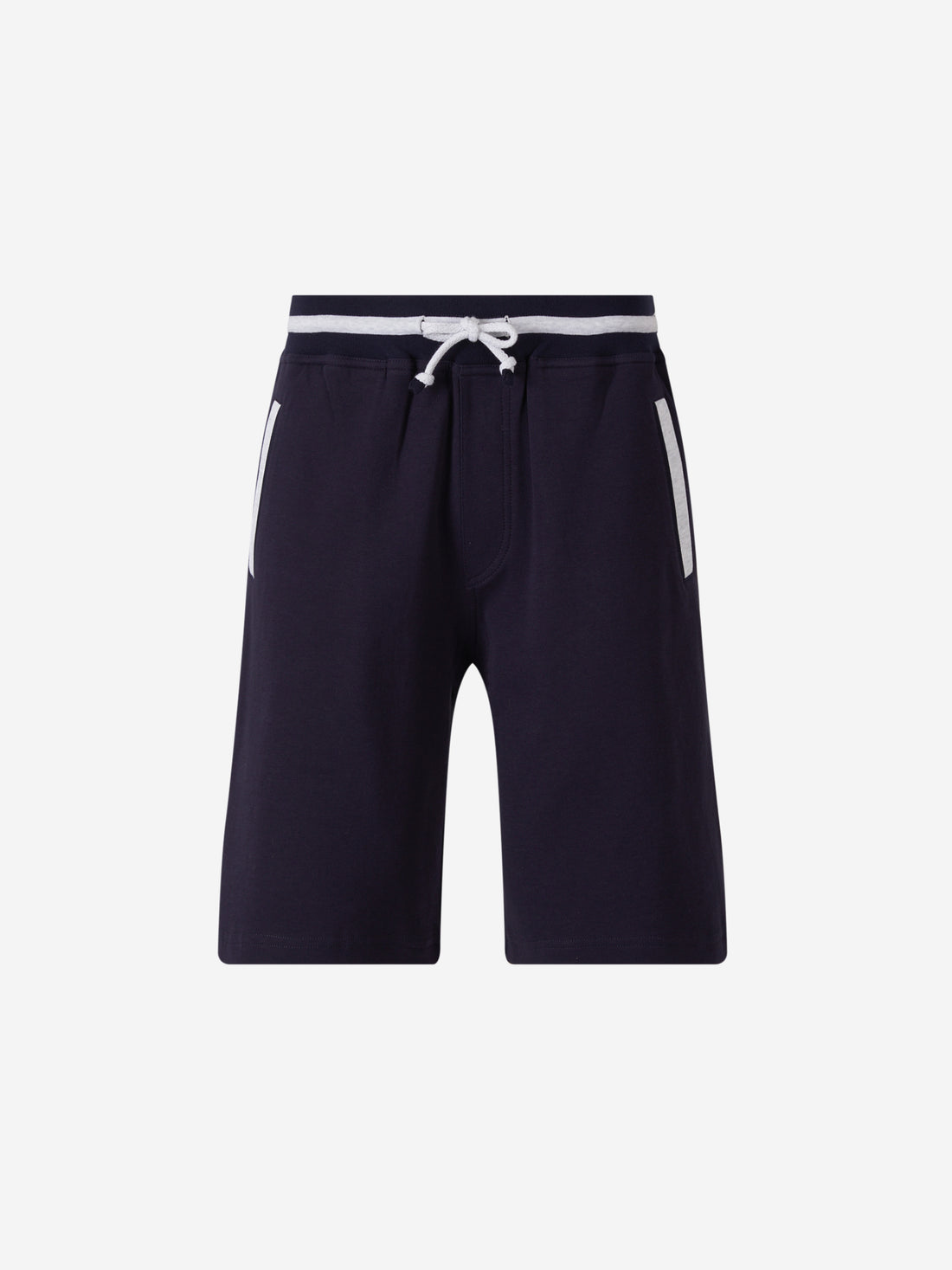 Brunello Cucinelli Bermudas Ribetes Contraste color Azul Noche sku 523-000777 01 - Foto 1
