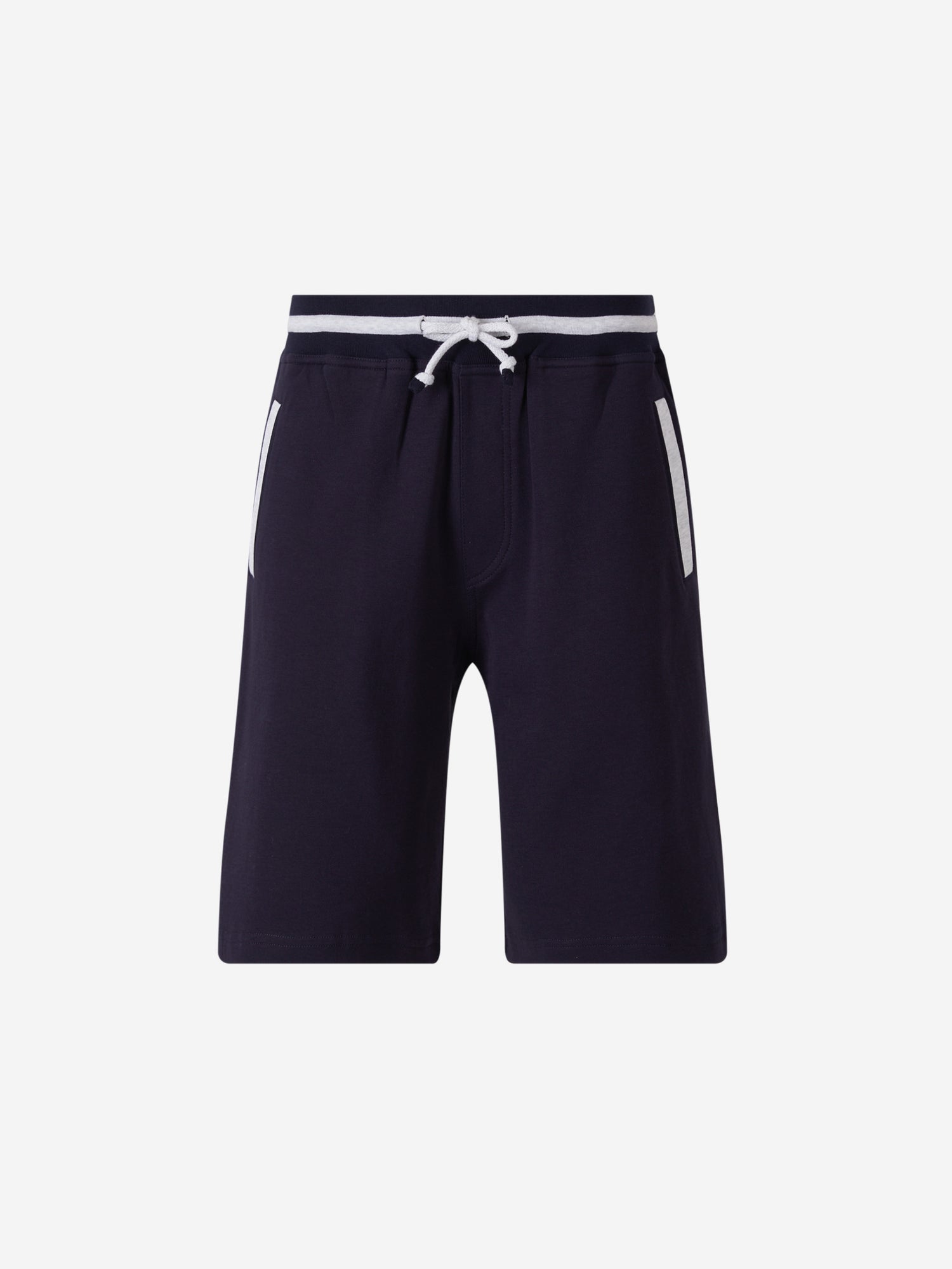 Brunello Cucinelli Bermudas Ribetes Contraste color Azul Noche sku 523-000777 01 - Foto 1