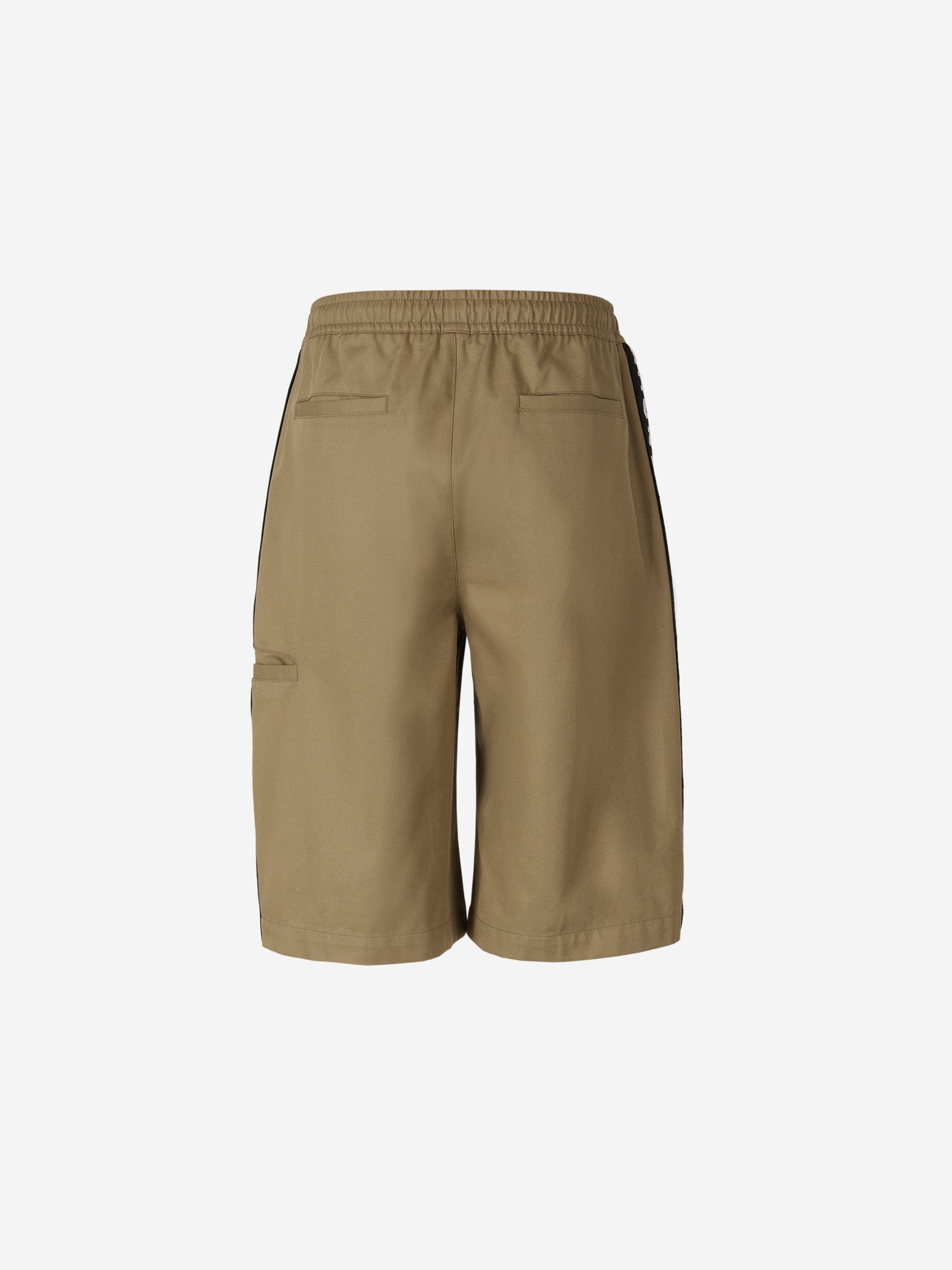 Givenchy Bermudas Franjas Logo color Verde Militar sku 523-000783 01 - Foto 3