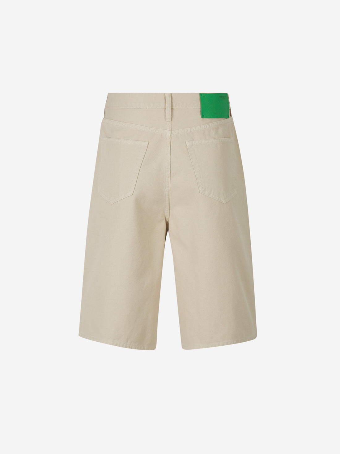 Off-White Bermudas Logo Algodón color Beis sku 523-000789 01 - Foto 2
