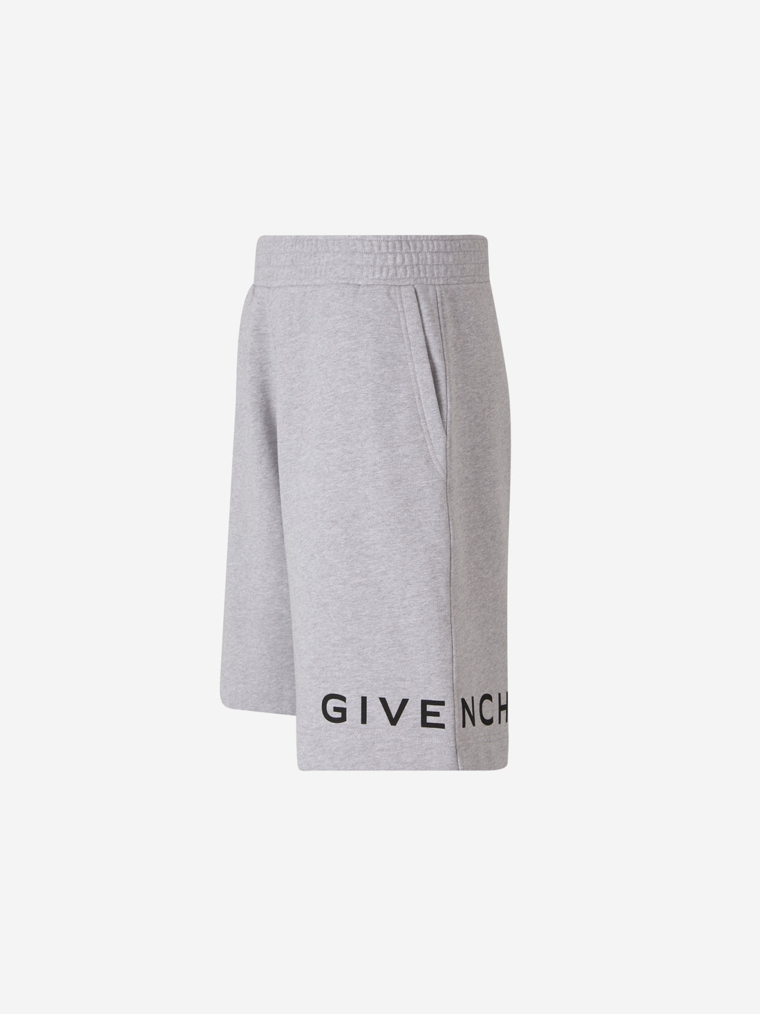 Givenchy Bermudas Logo Algodón color Gris Claro sku 523-000791 01 - Foto 2