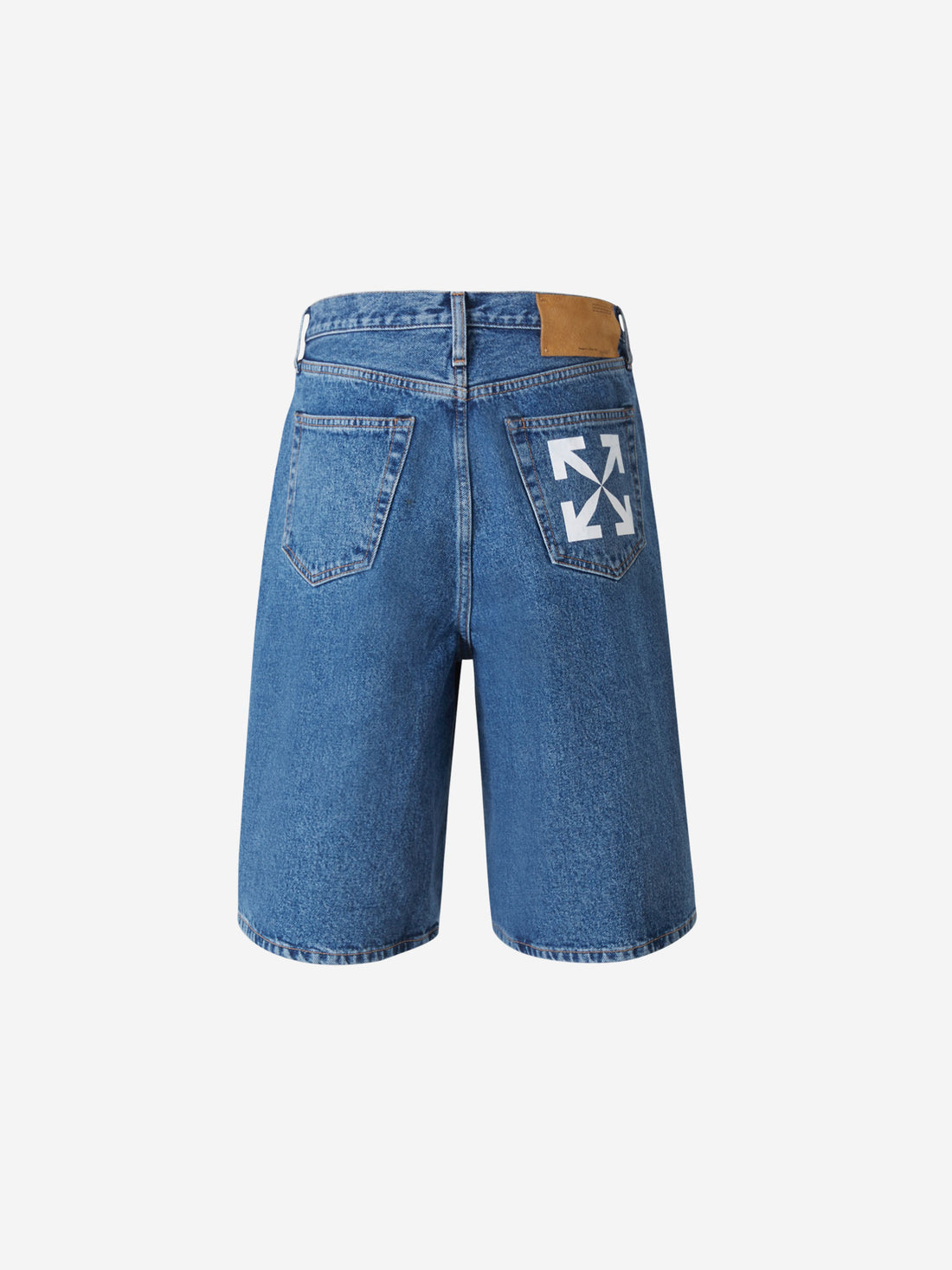 Off-White Bermudas Denim Arrows color Azul Denim sku 523-000807 01 - Foto 2