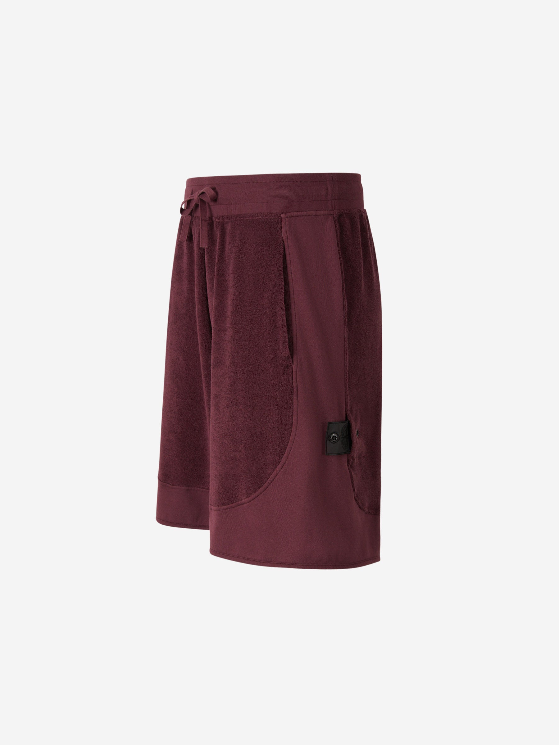 Stone Island Shadow Project Bermudas Joggers Towelling color Burdeos sku 523-000820 01 - Foto 2