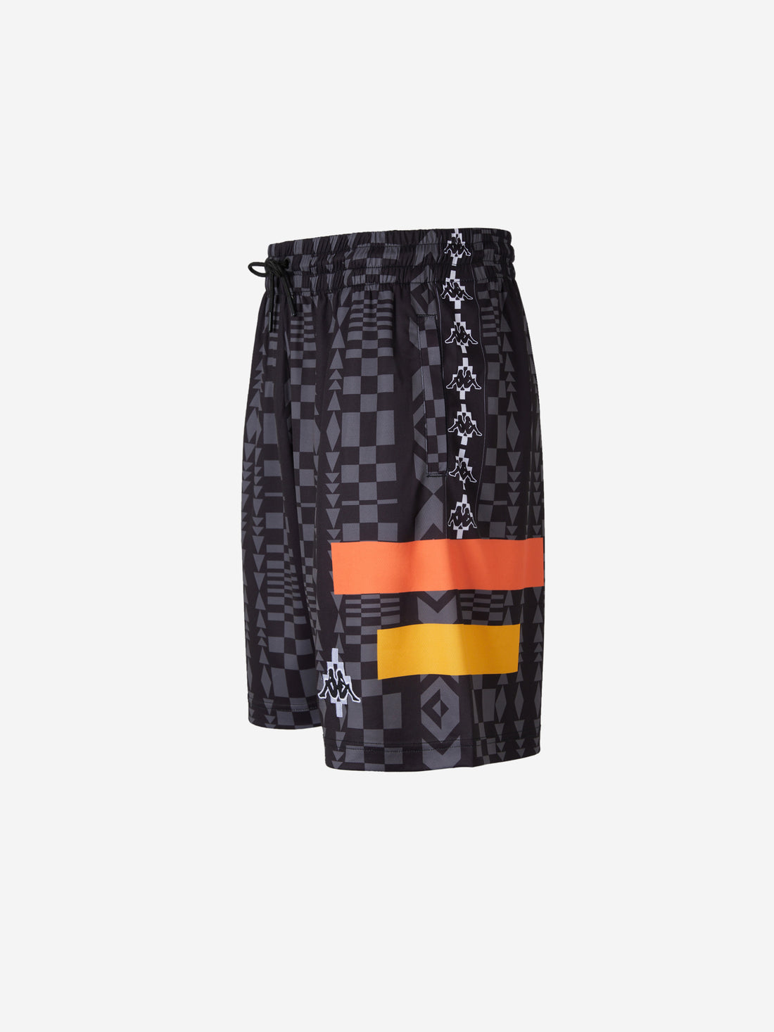 Marcelo Burlon Bermuda Sport Motivo Geométrico color Negro sku 523-000834 01 - Foto 2