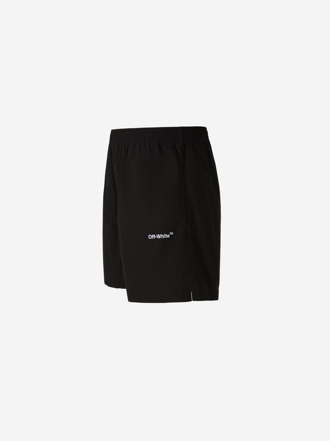 Off-White Bermudas Arrow Algodón color Verde Militar sku 523-000837 02 - Foto 2