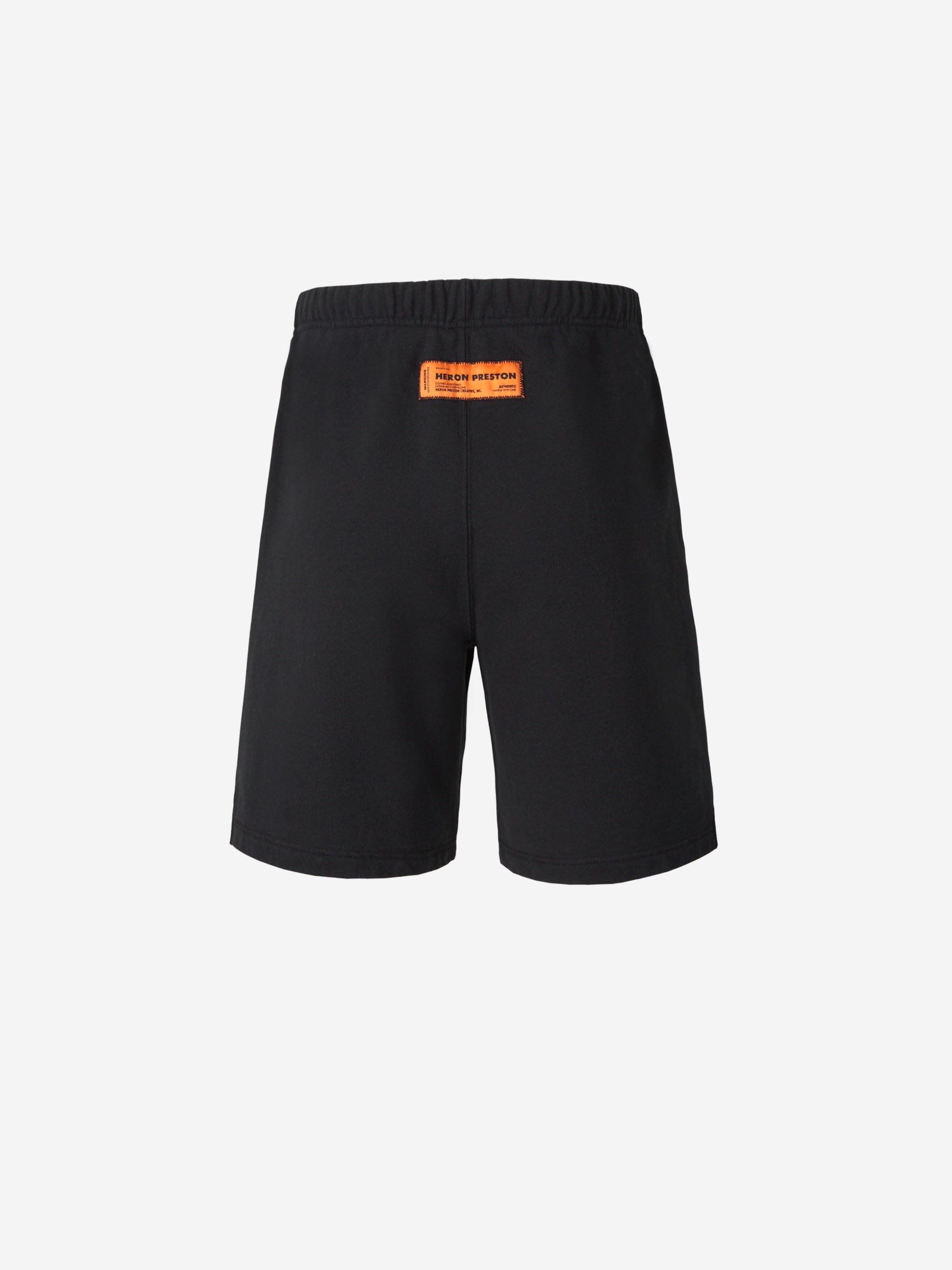 Heron Preston Bermudas Logo Algodón color Negro sku 523-000840 01 - Foto 3