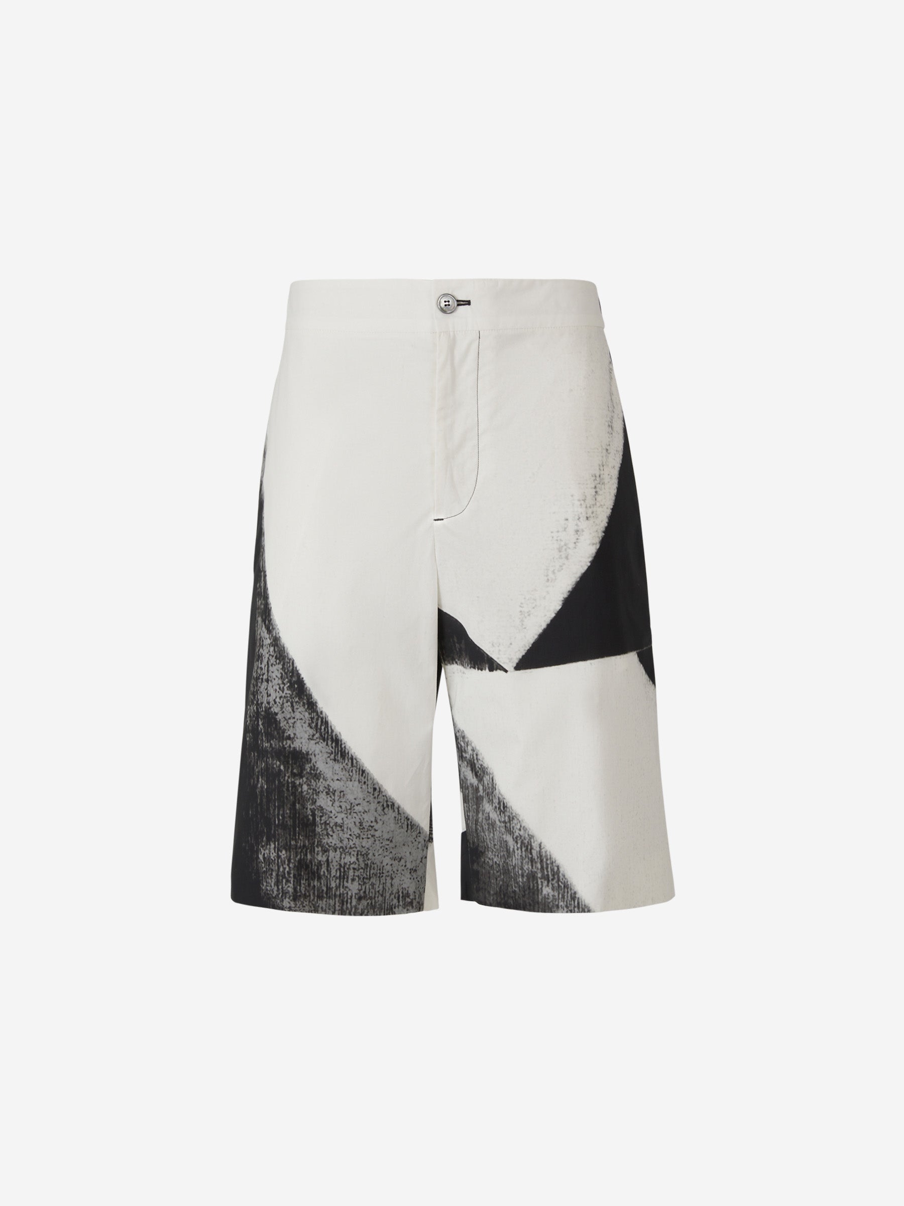 Alexander McQueen Bermudas Algodón Estampado color Crema sku 523-000844 01 - Foto 1