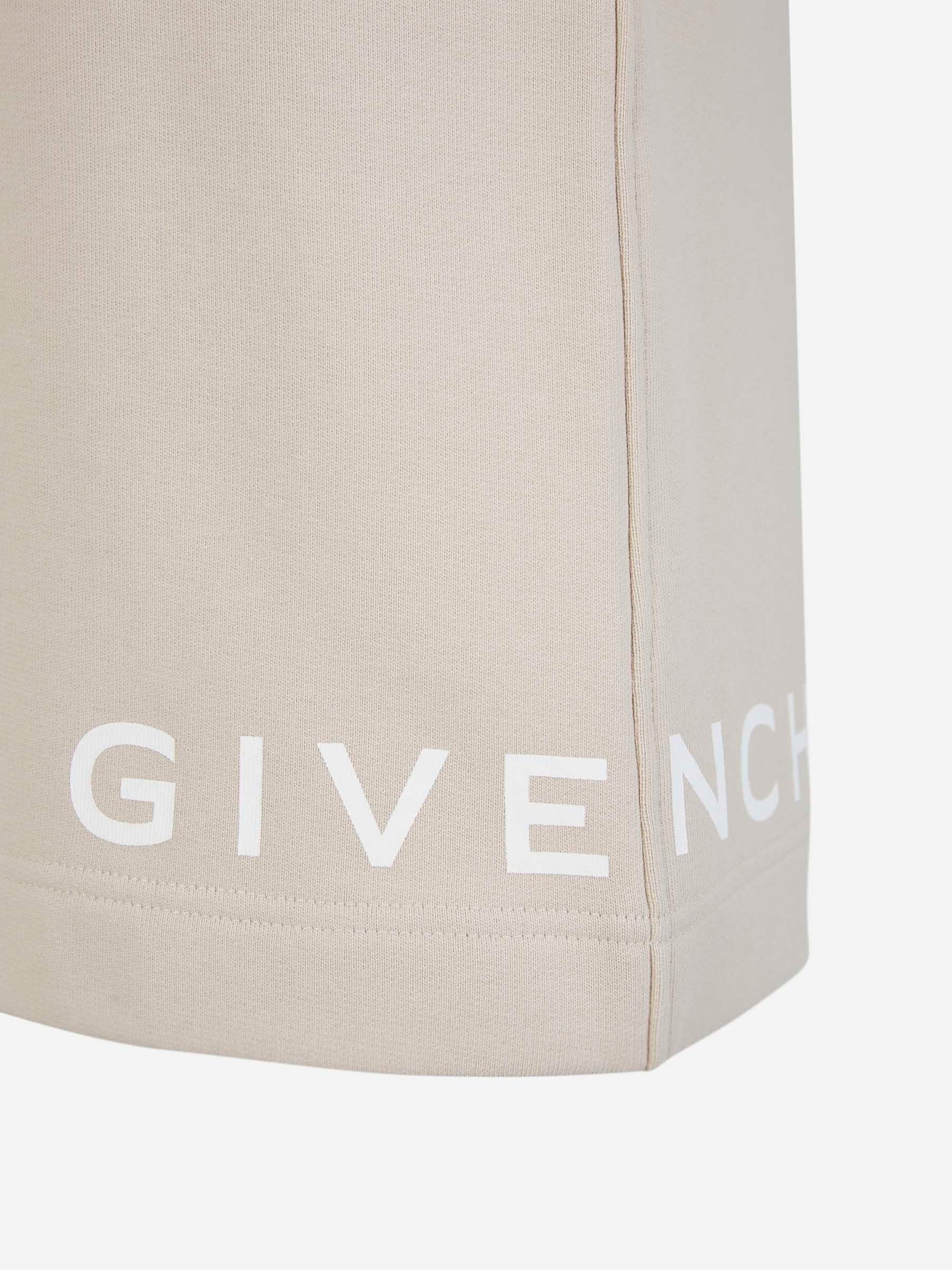 Givenchy Bermudas Logo Algodón color Crema sku 523-000856 01 - Foto 4
