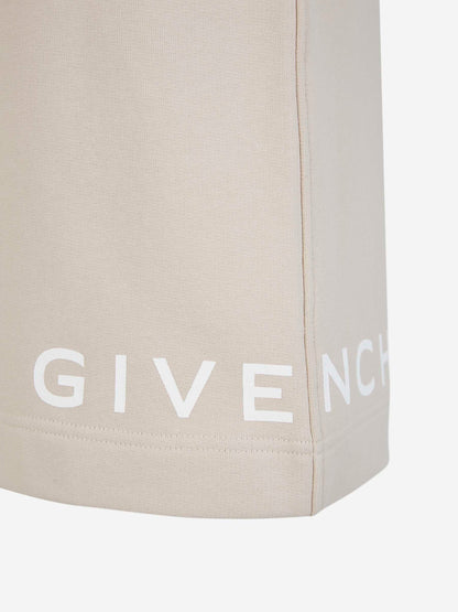 Givenchy Bermudas Logo Algodón color Crema sku 523-000856 01 - Foto 4
