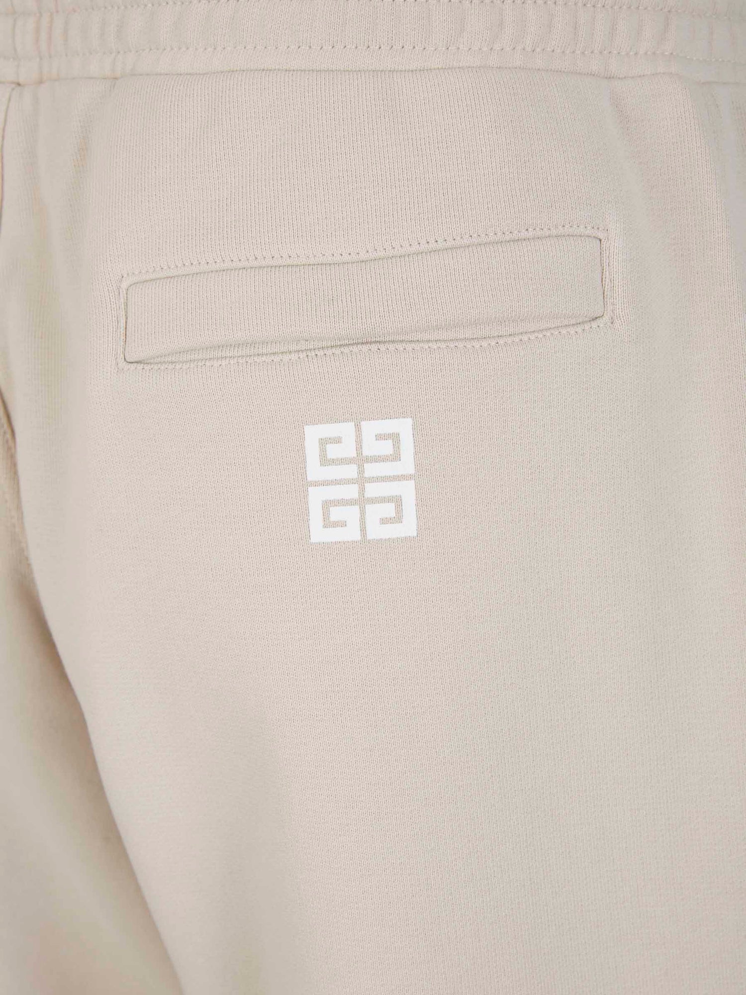 Givenchy Bermudas Logo Algodón color Crema sku 523-000856 01 - Foto 5