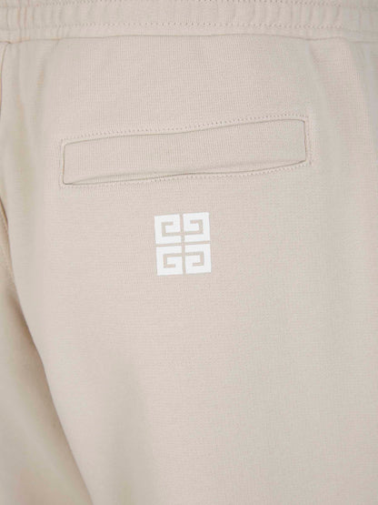 Givenchy Bermudas Logo Algodón color Crema sku 523-000856 01 - Foto 5