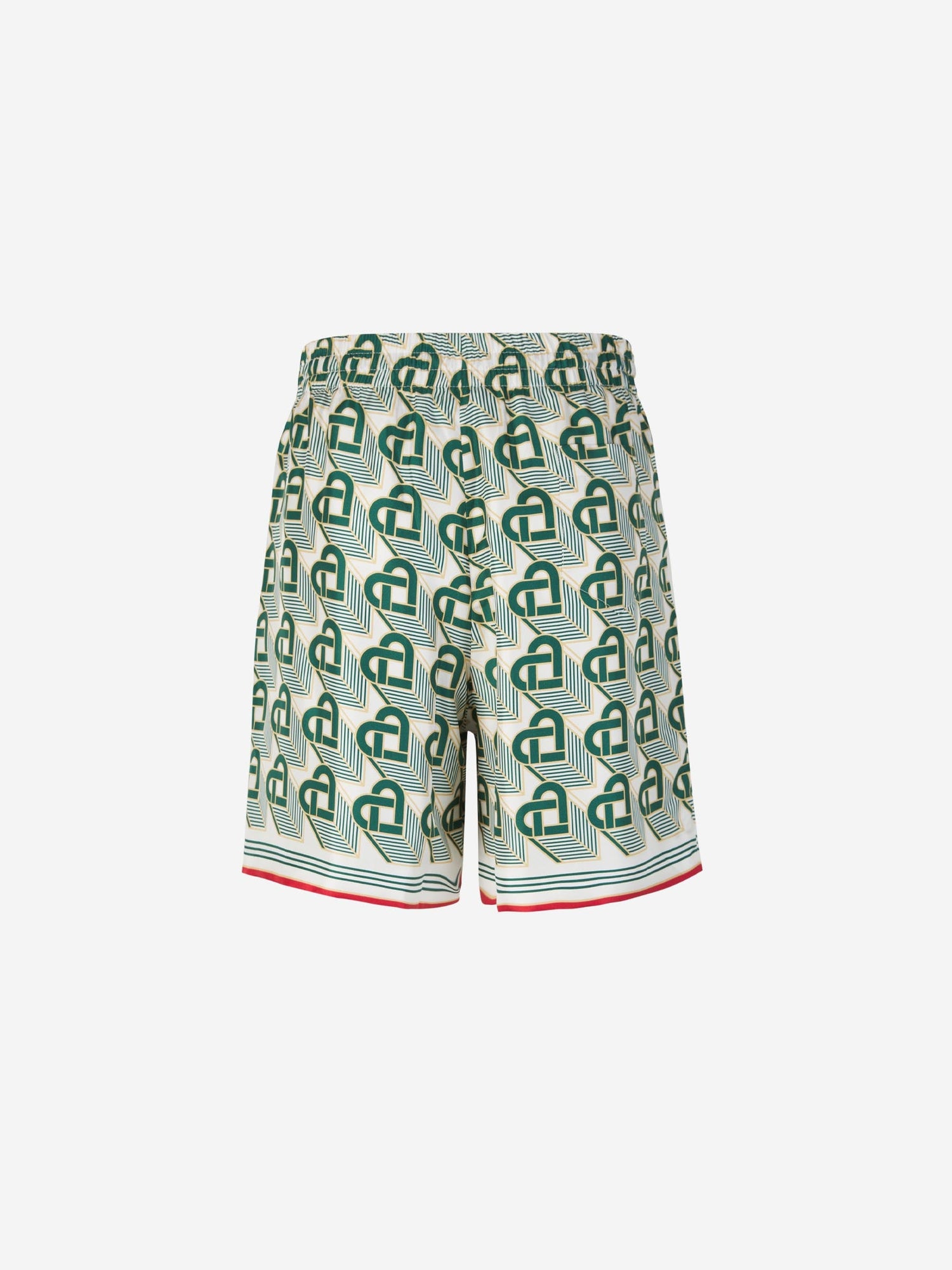 Casablanca Bermudas Monograma Corazon color Verde Oscuro sku 523-000858 01 - Foto 1