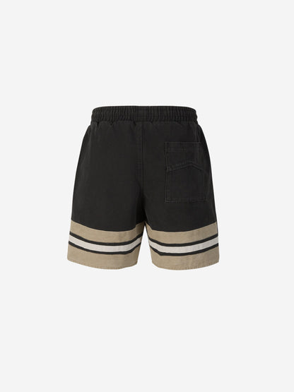 Rhude Bermudas Logo Algodón color Negro sku 523-000869 00 - Foto 3