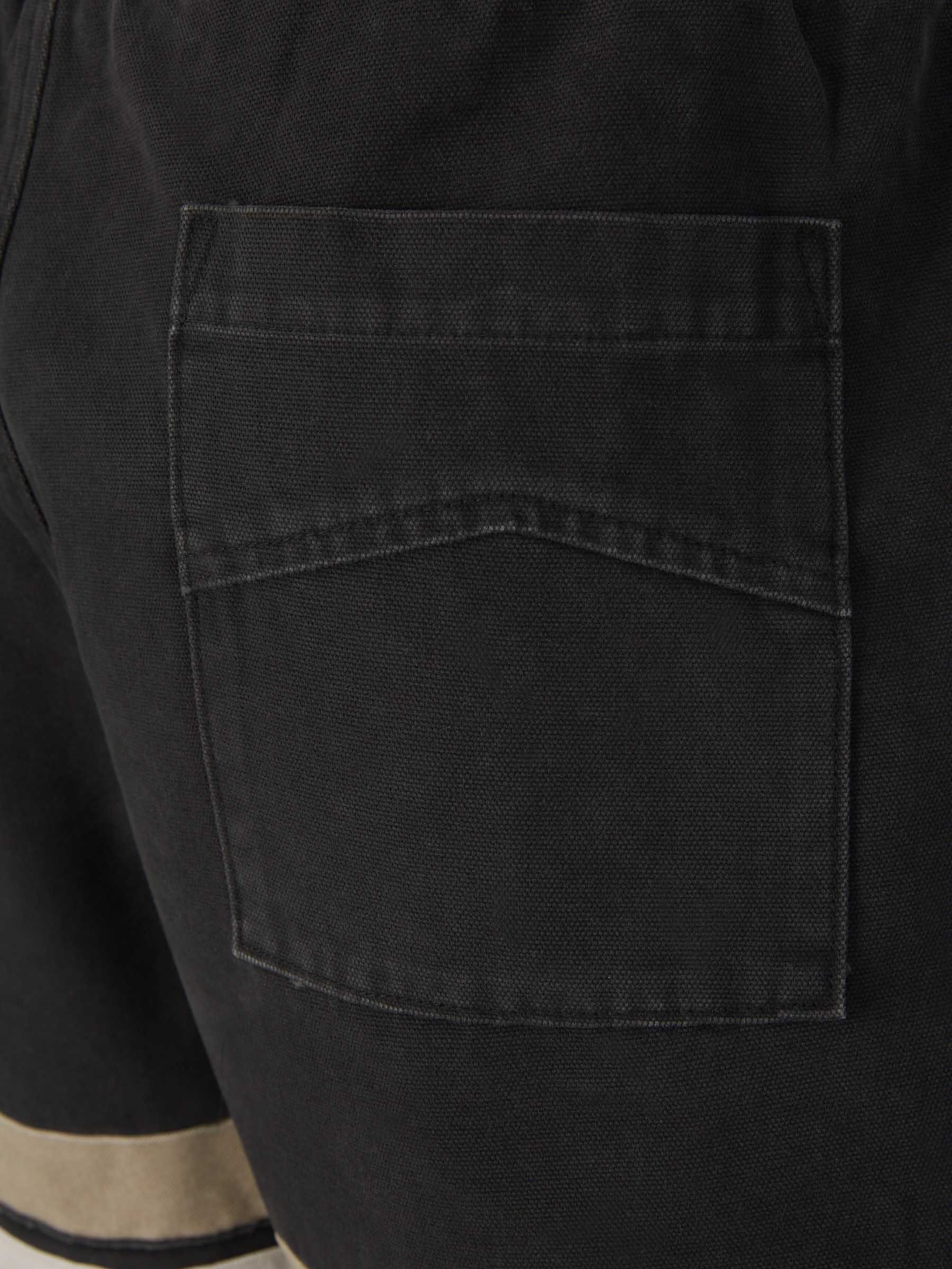 Rhude Bermudas Logo Algodón color Negro sku 523-000869 00 - Foto 4