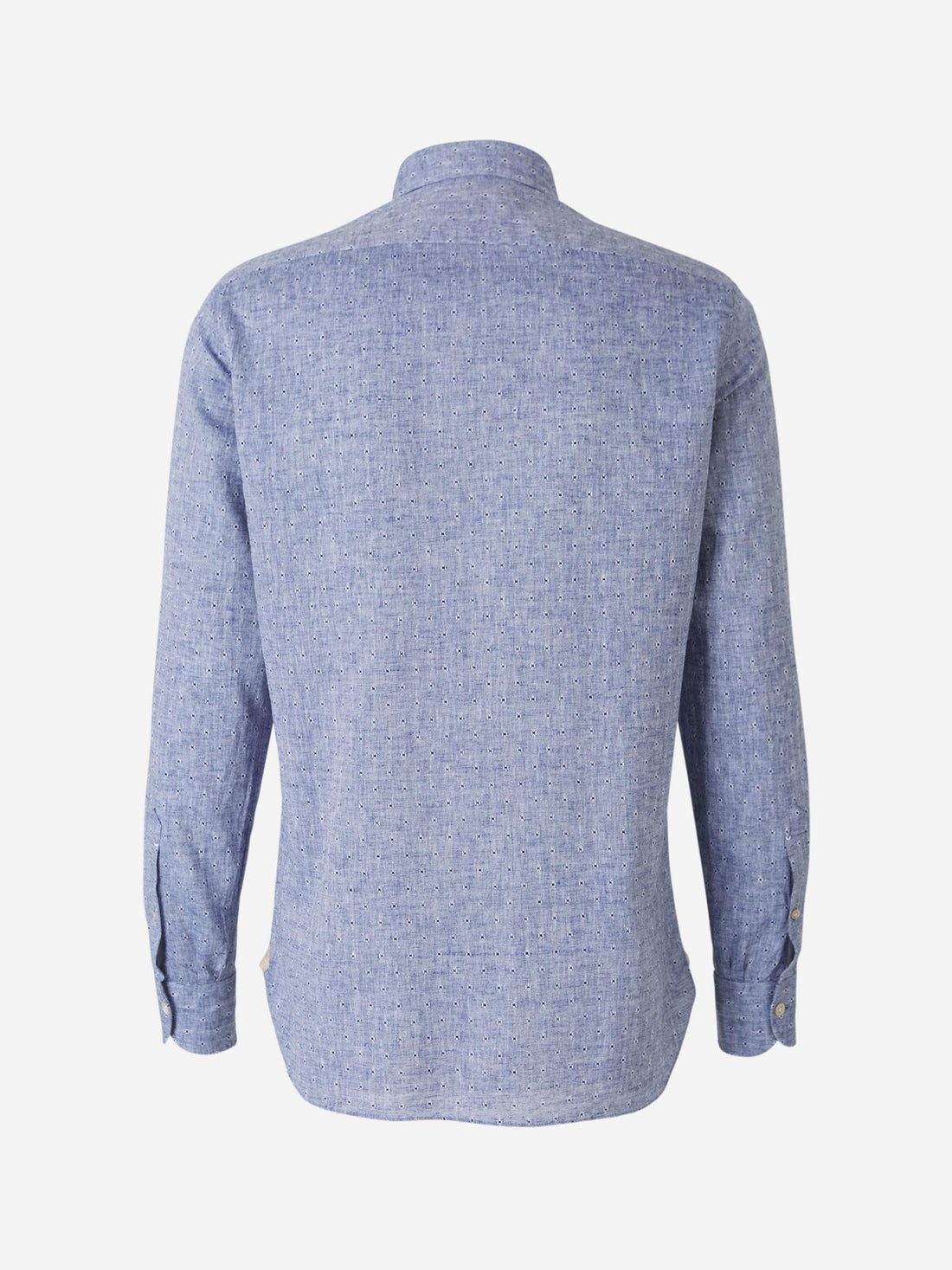 Borrelli Camisa Micro Cuadros color Azul Denim sku 531-005047 01 - Foto 2